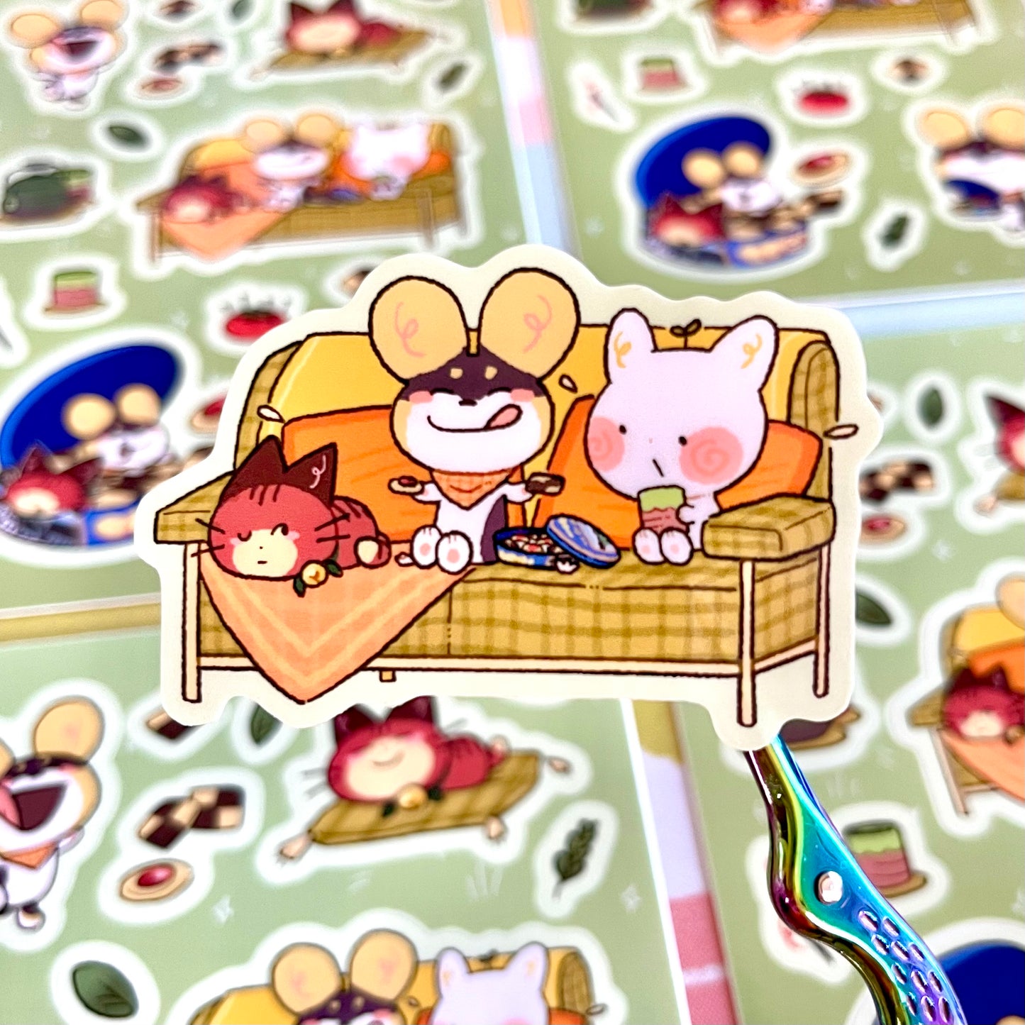 Sprout & Friends Snack Time Sticker Sheet