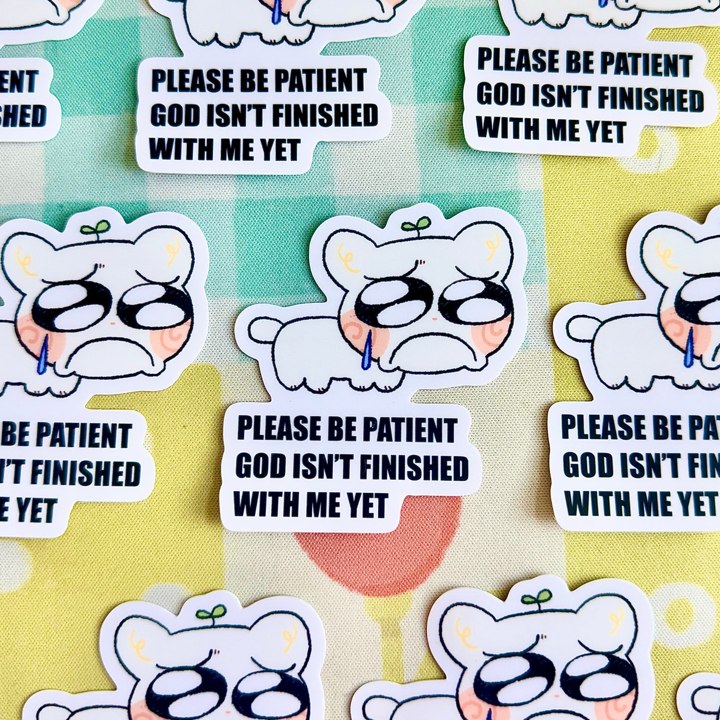 God Isn’t Finished With Me Yet Sticker