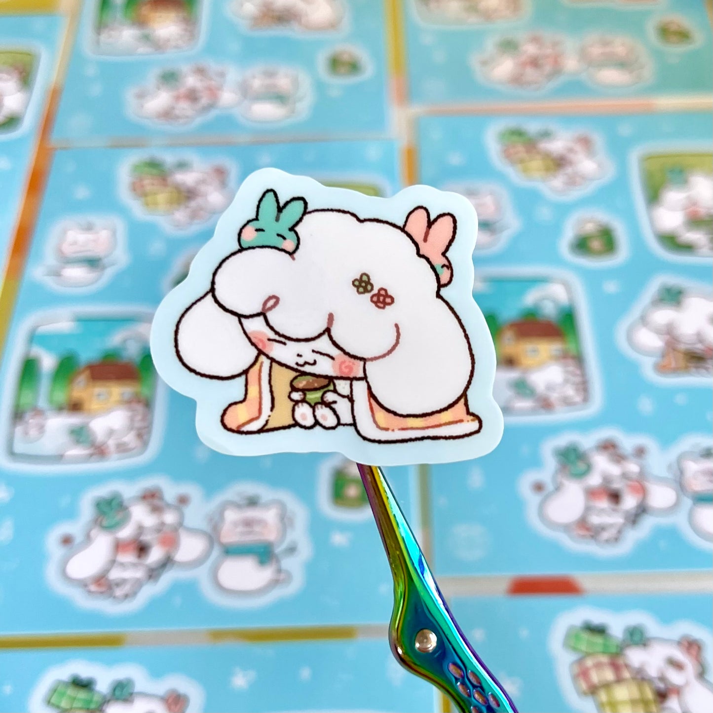 Chu-Chu’s Winter Fun Sticker Sheet