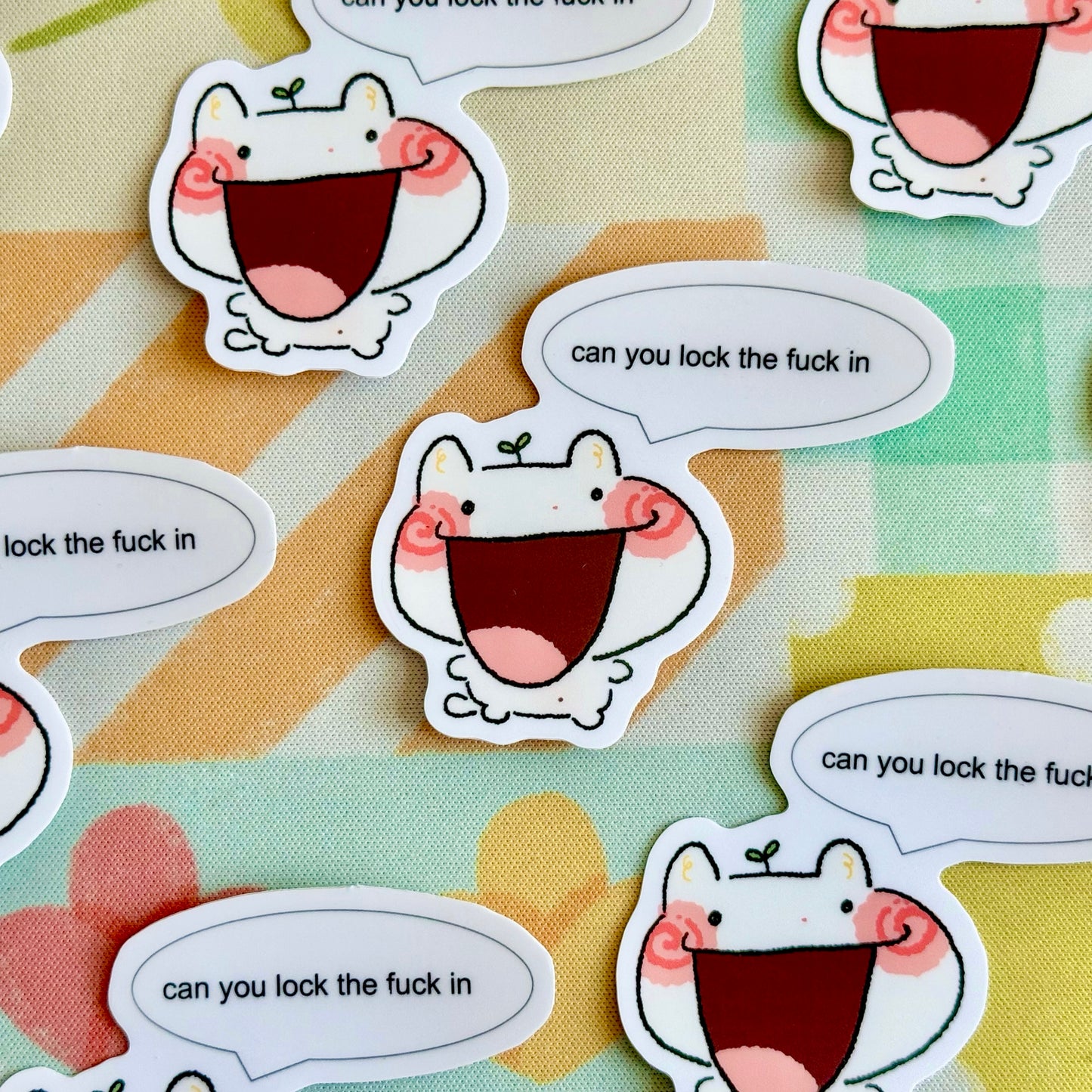 Lock TF In Sticker