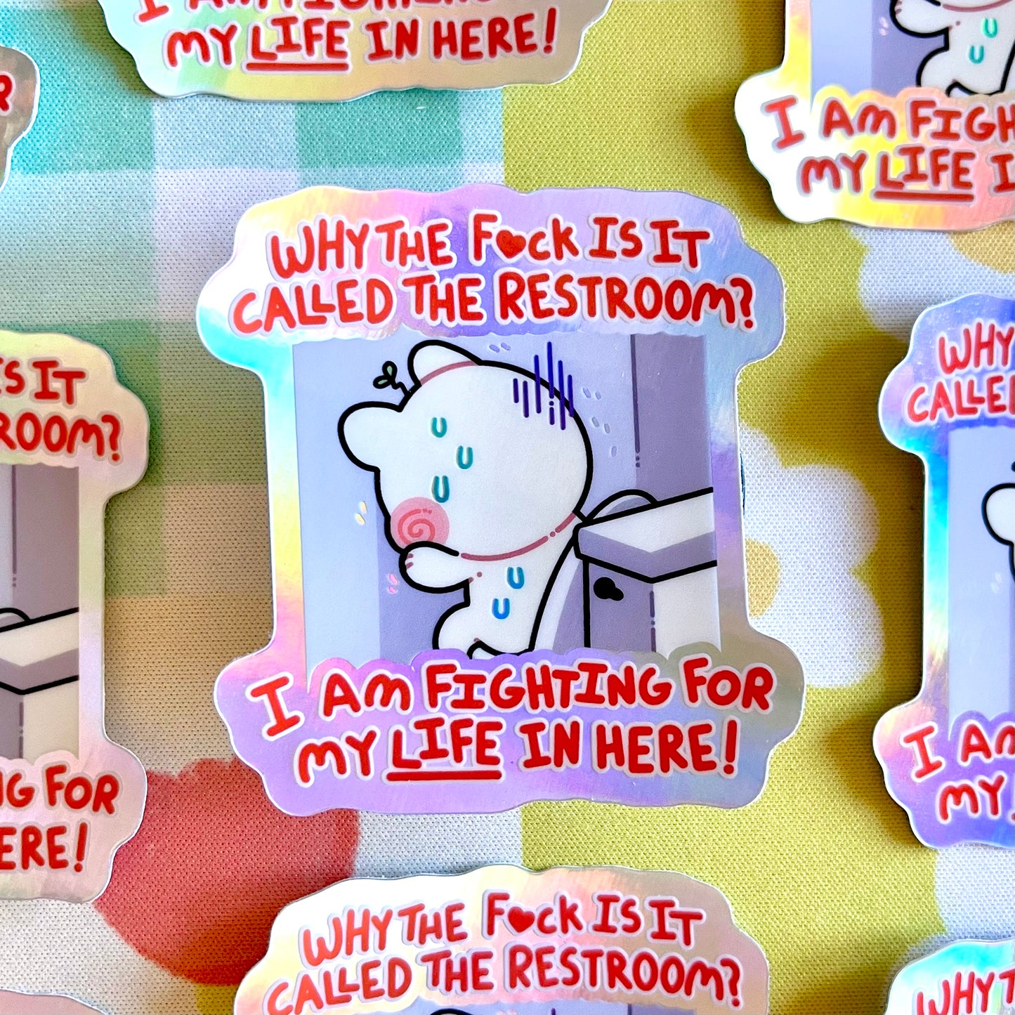 I'm Fighting for my Life Here! Sticker