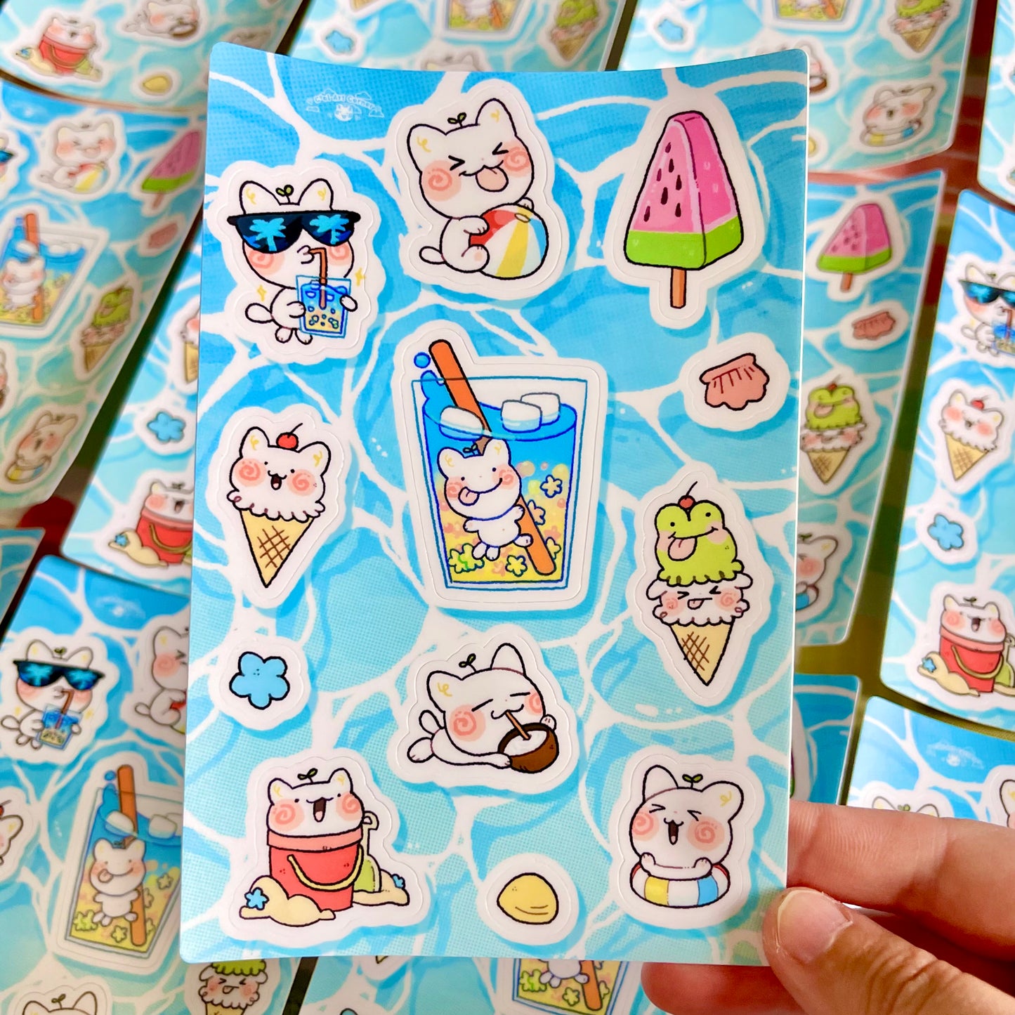 Summery Fun Sticker Sheet