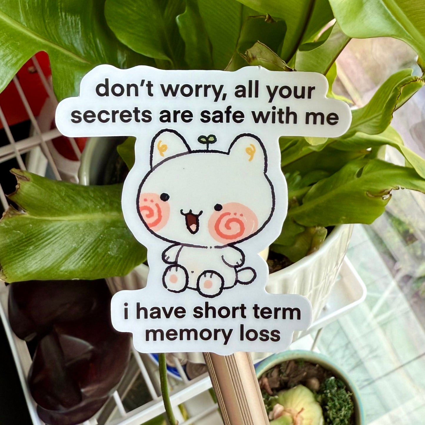 Your Secrets Are Safe Sticker