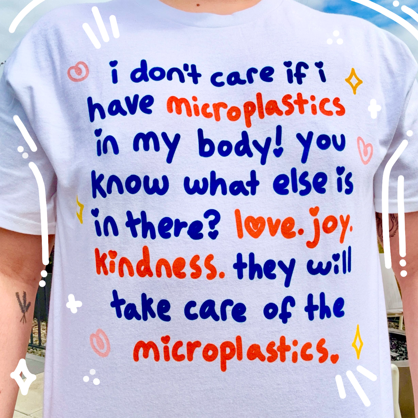 Microplastics shirt