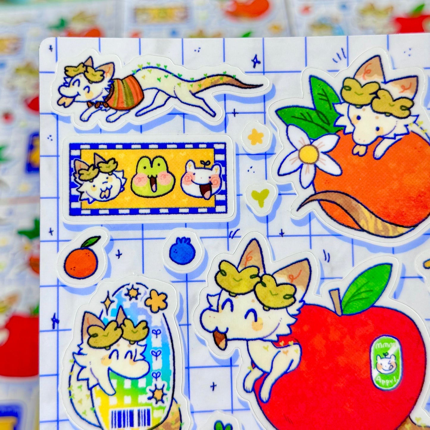 Turnip + Fruits Sticker Sheet