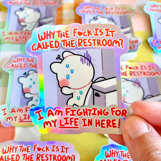 I'm Fighting for my Life Here! Sticker