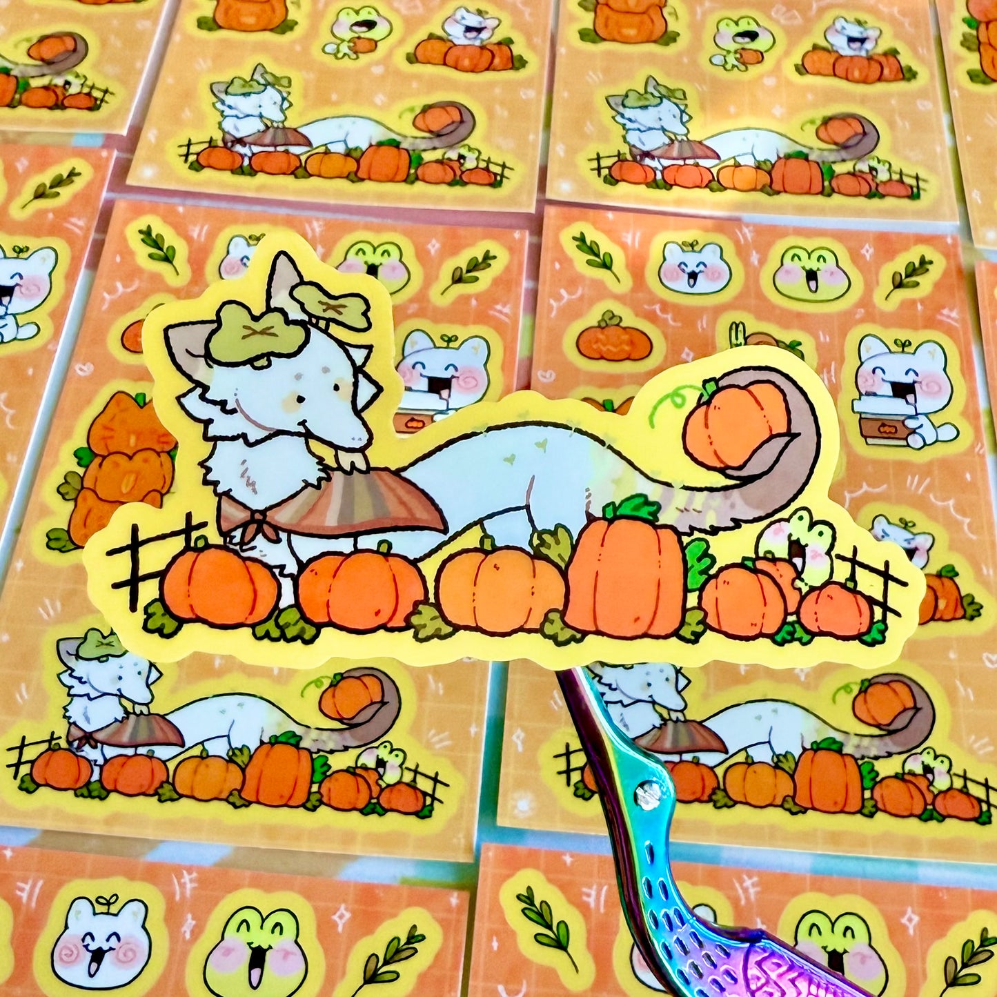 Pumpkin Patch Pals Sticker Sheet