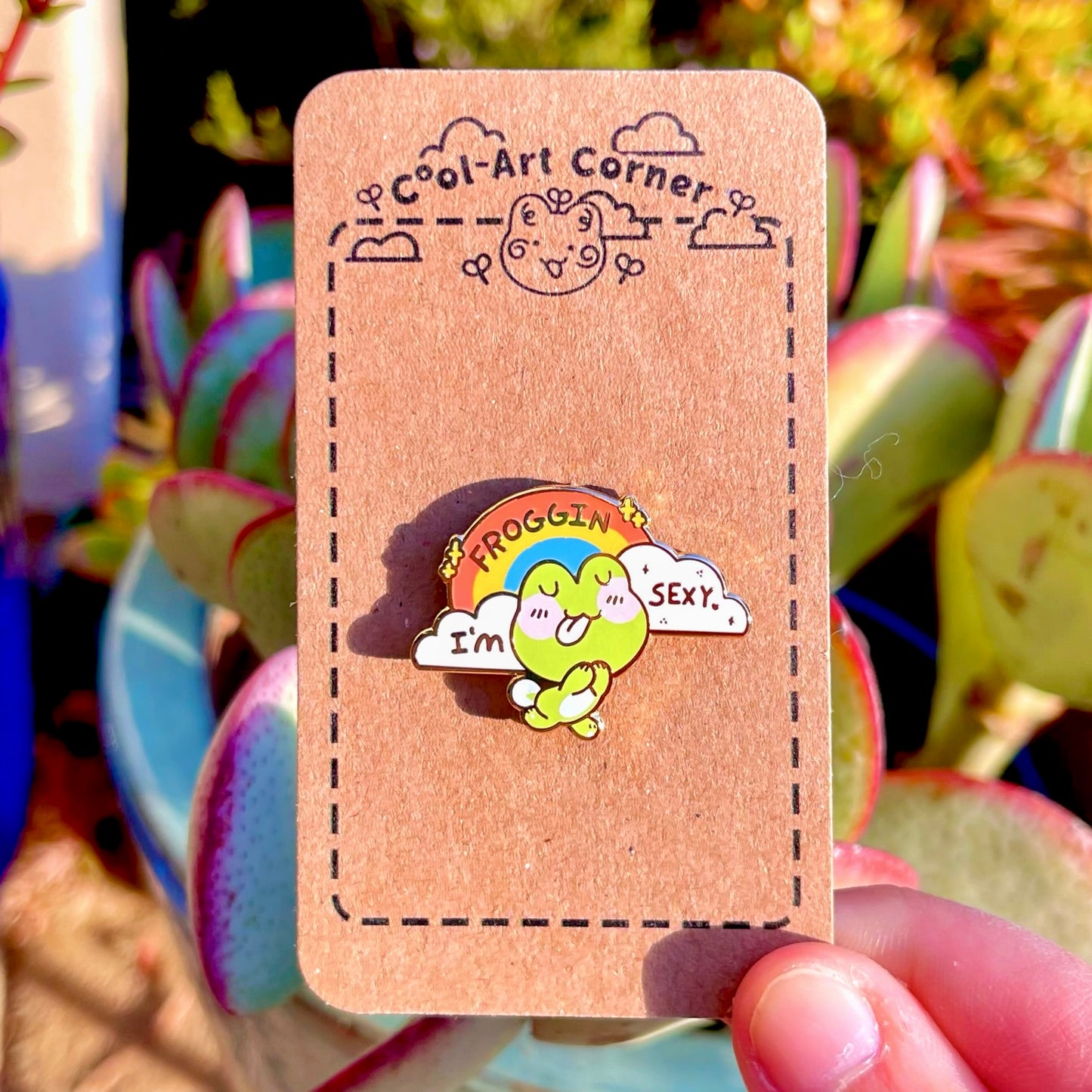 I’m Froggin’ Sexy. Enamel Pin