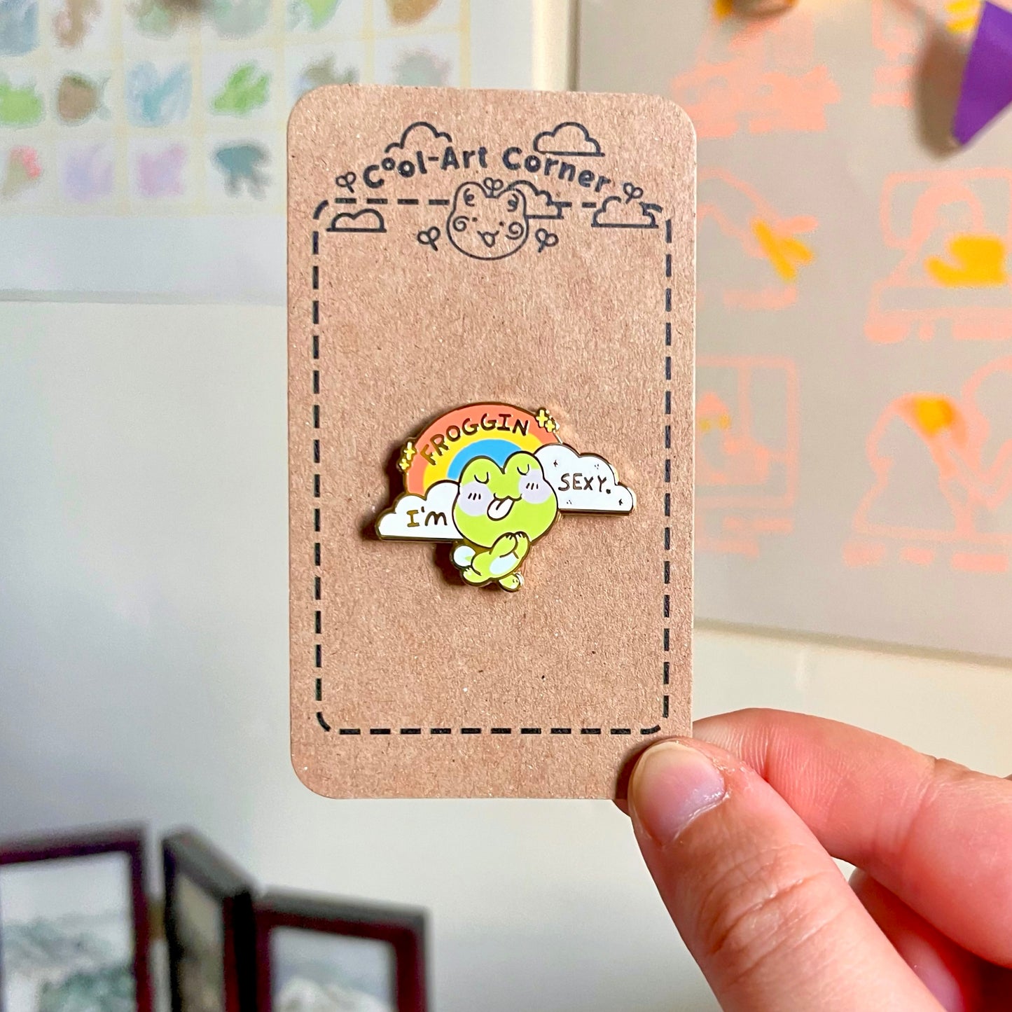 I’m Froggin’ Sexy. Enamel Pin