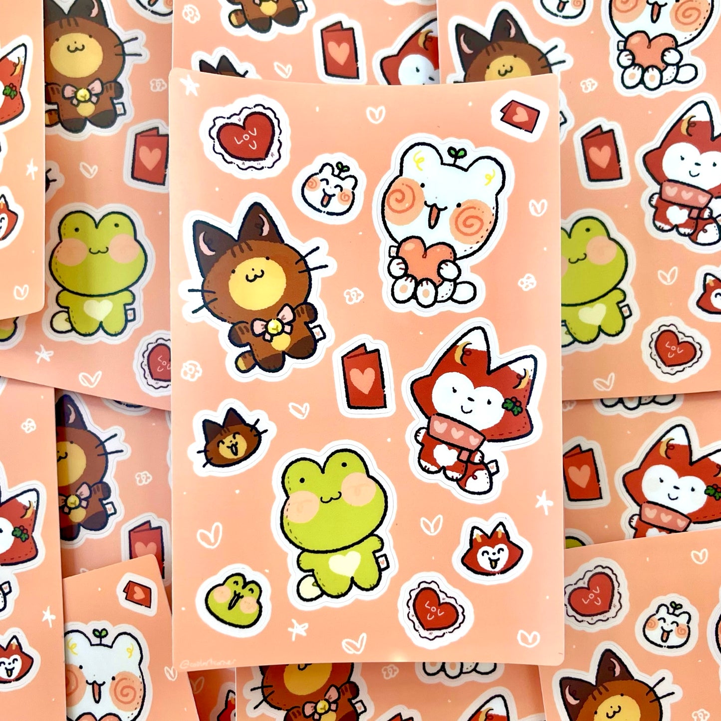 Plushie Love Sticker Sheet