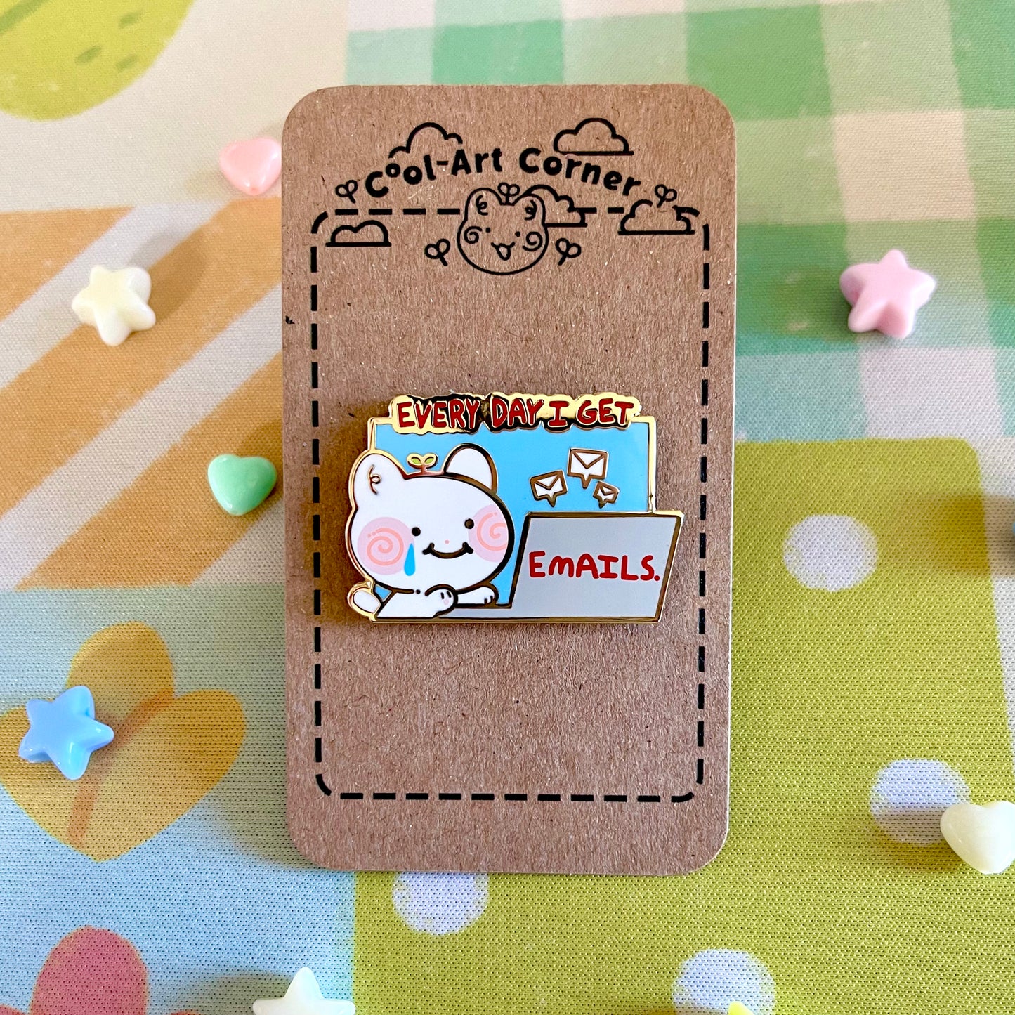 Every Day I Get Emails Pin