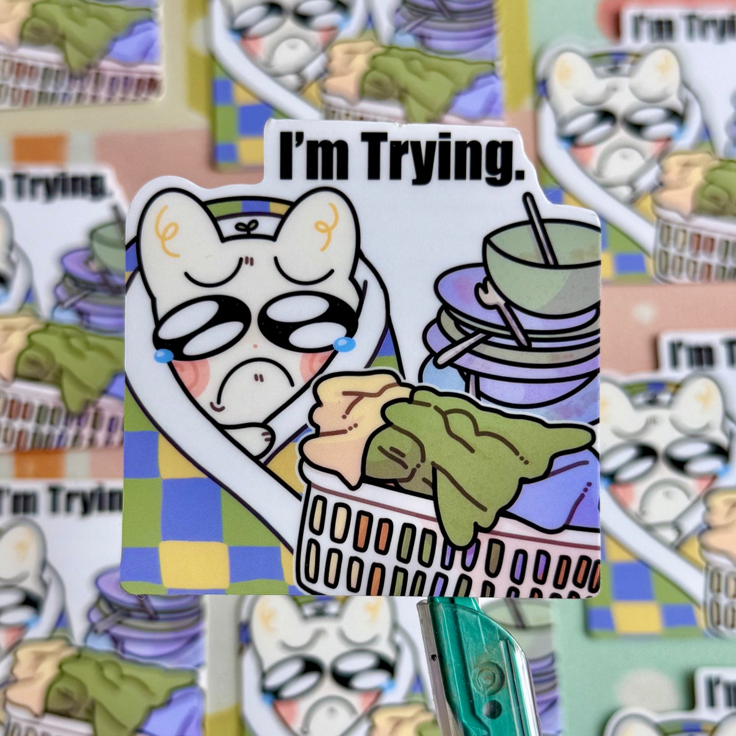 I’m Trying Sticker