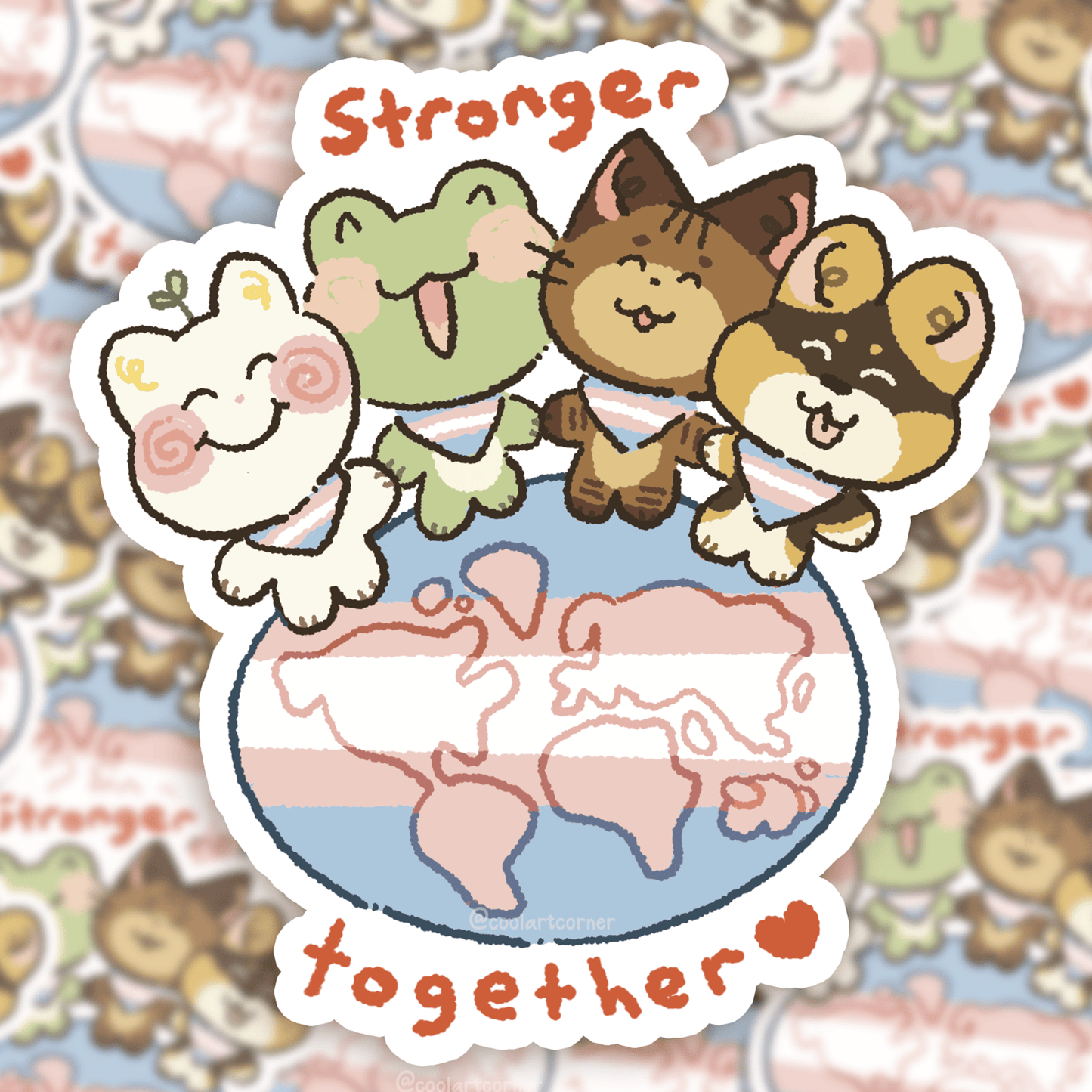 Together We Are Stronger Charity Sticker