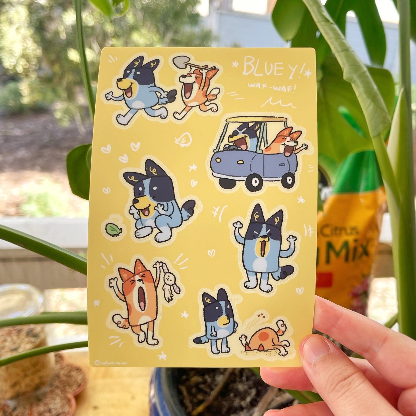 Heeler Sisters Adventures Sticker Sheet