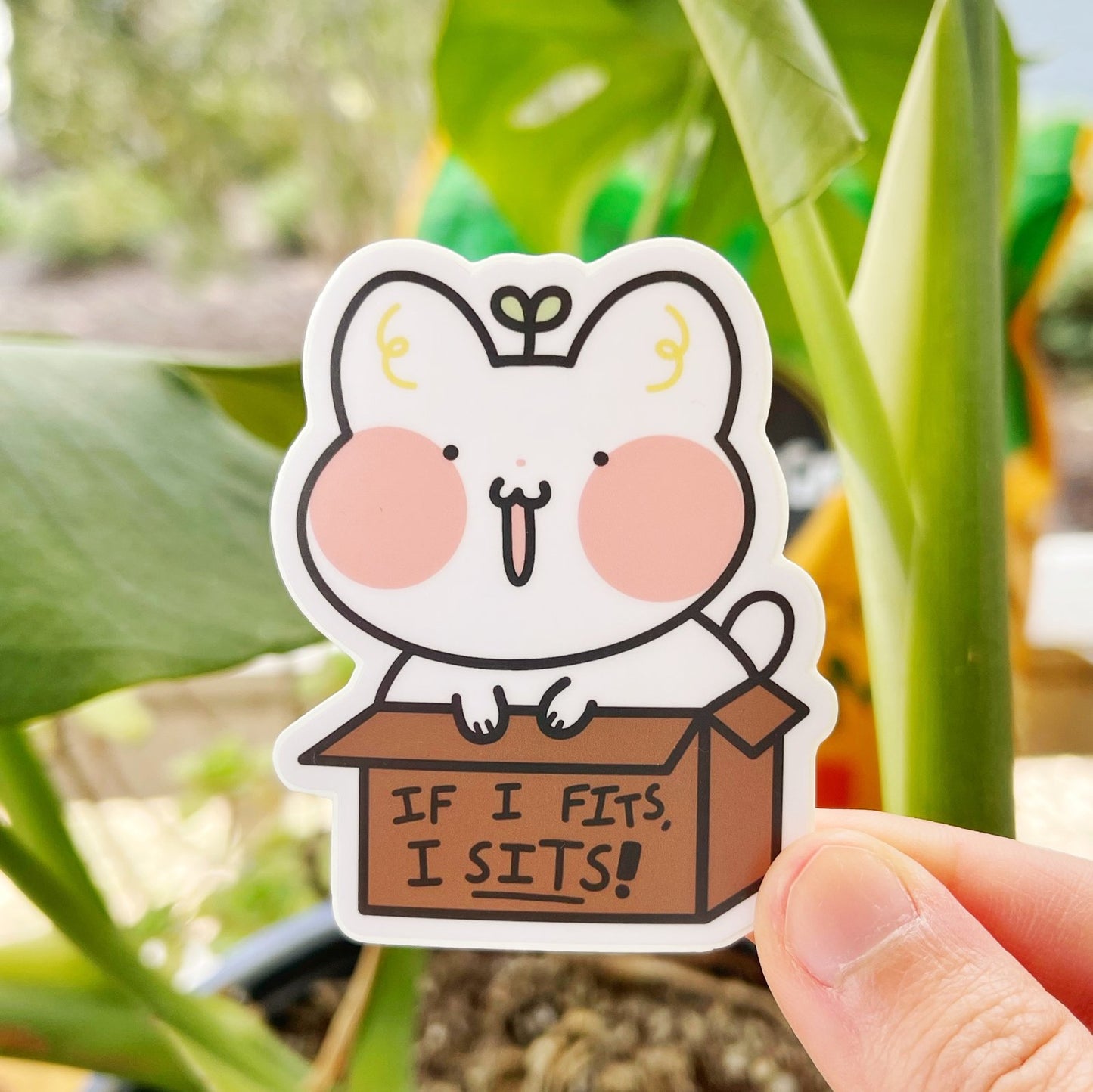 If I Fits, I Sits! Sticker