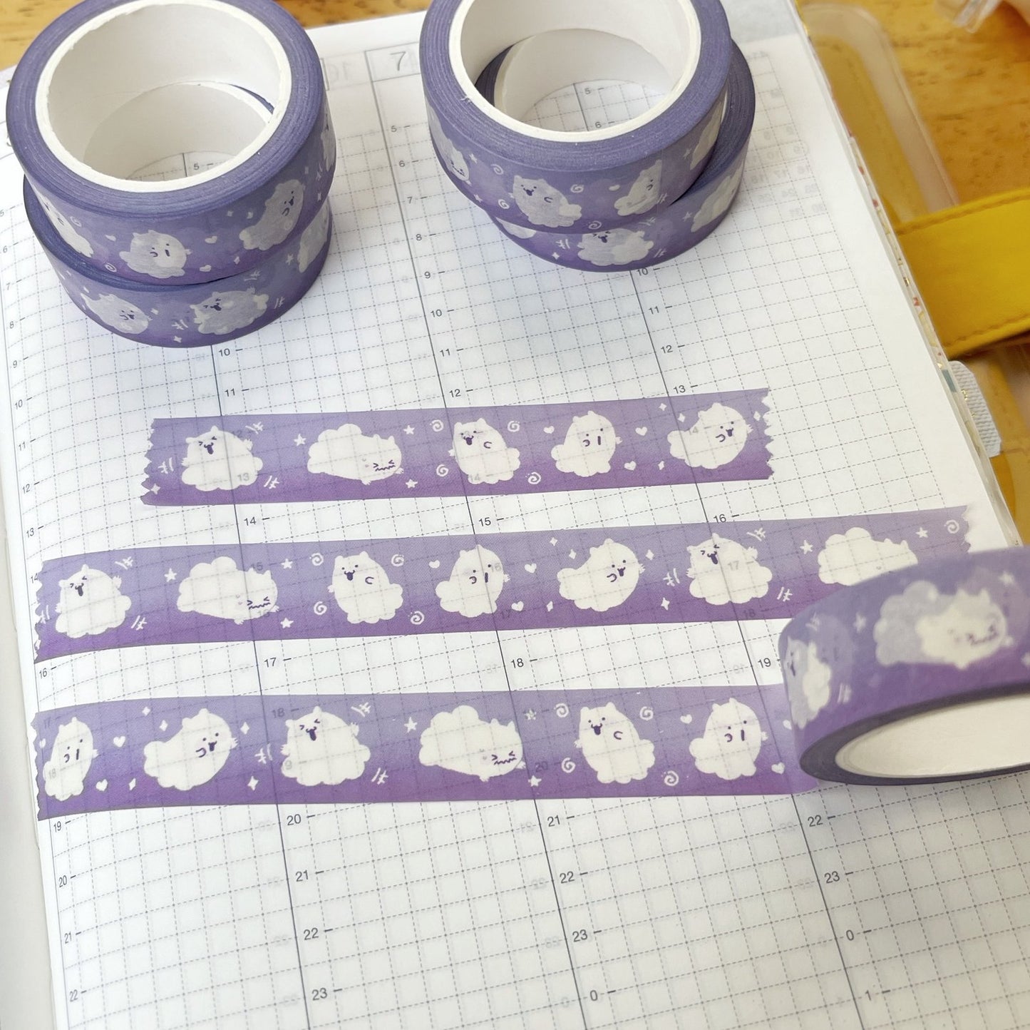 Purple Ghostie Washi Tape
