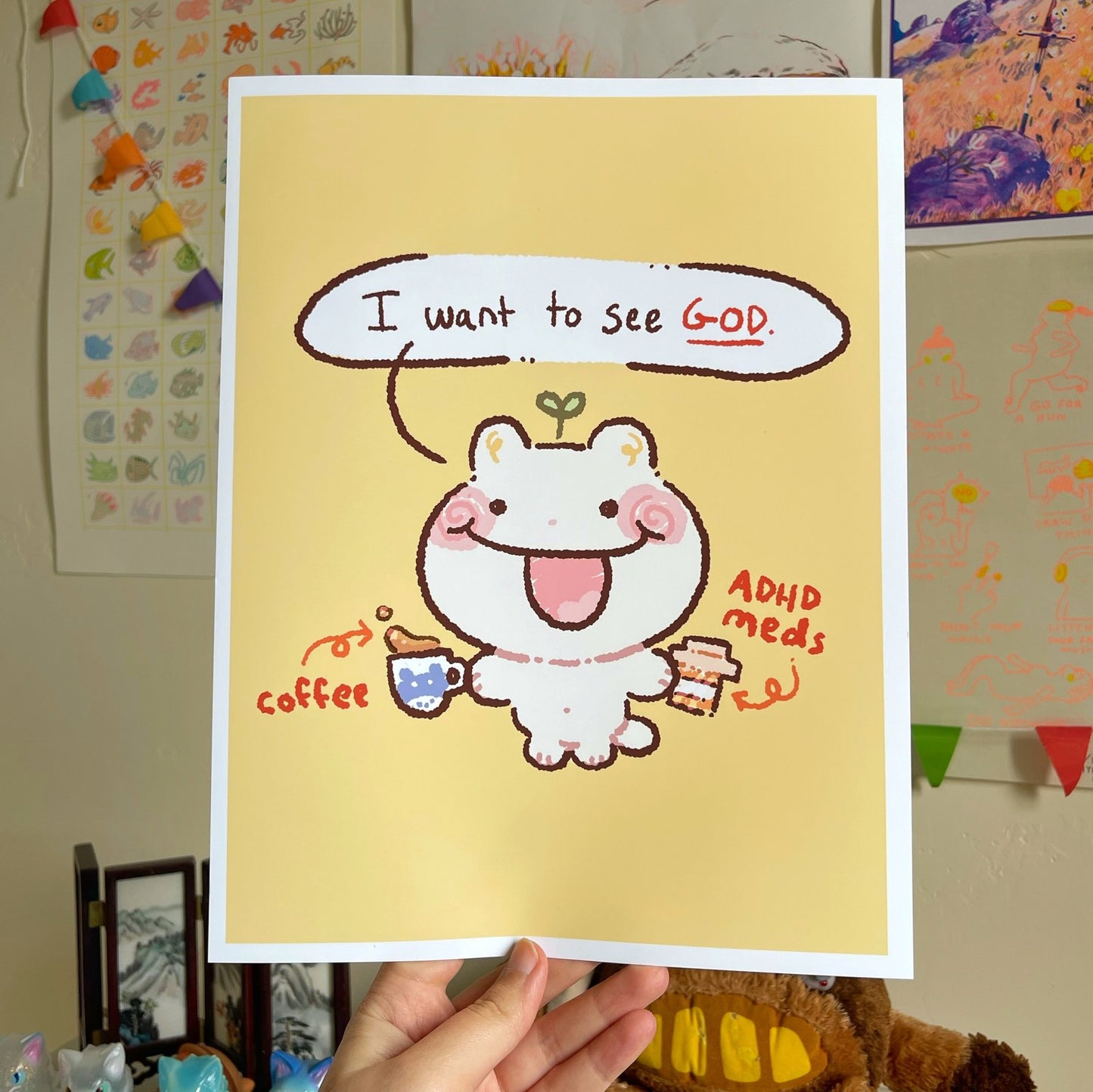 Sprout Sees God Print