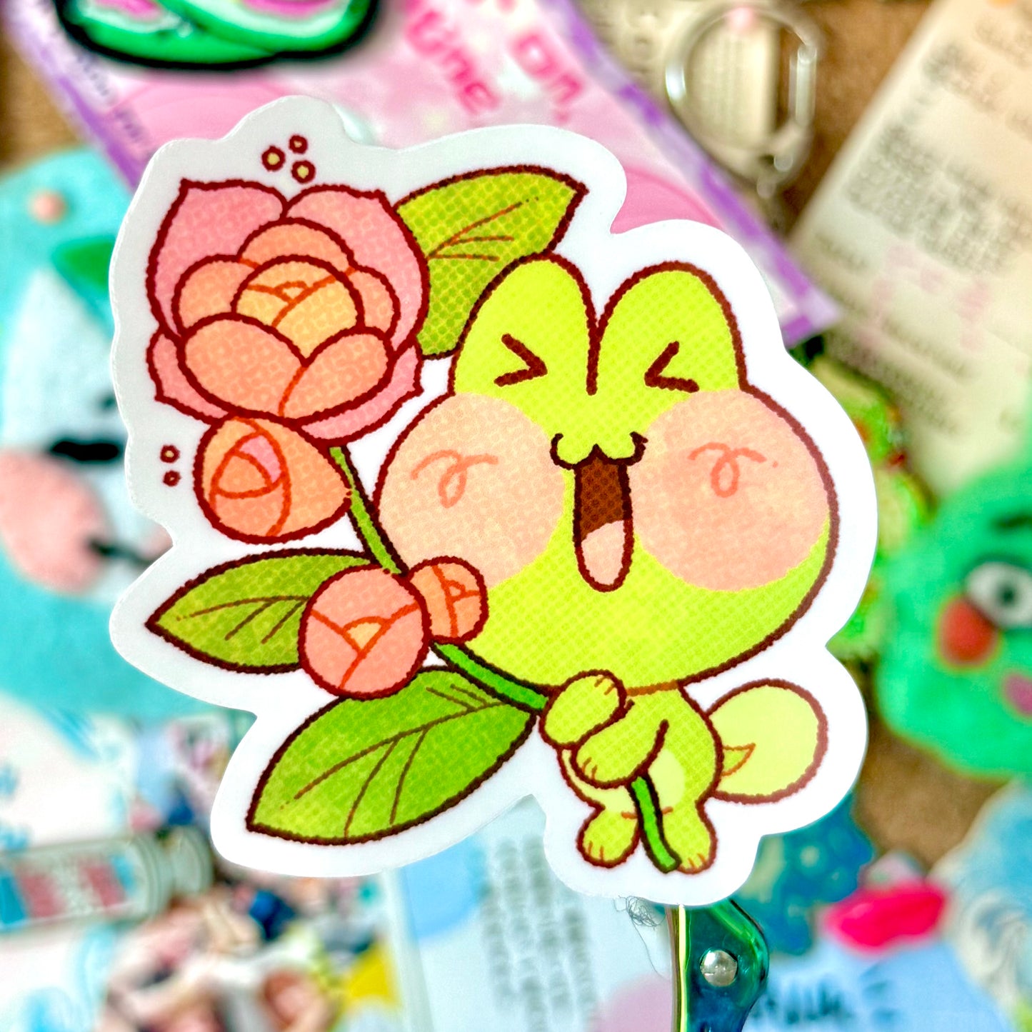Tad Flowers Sticker