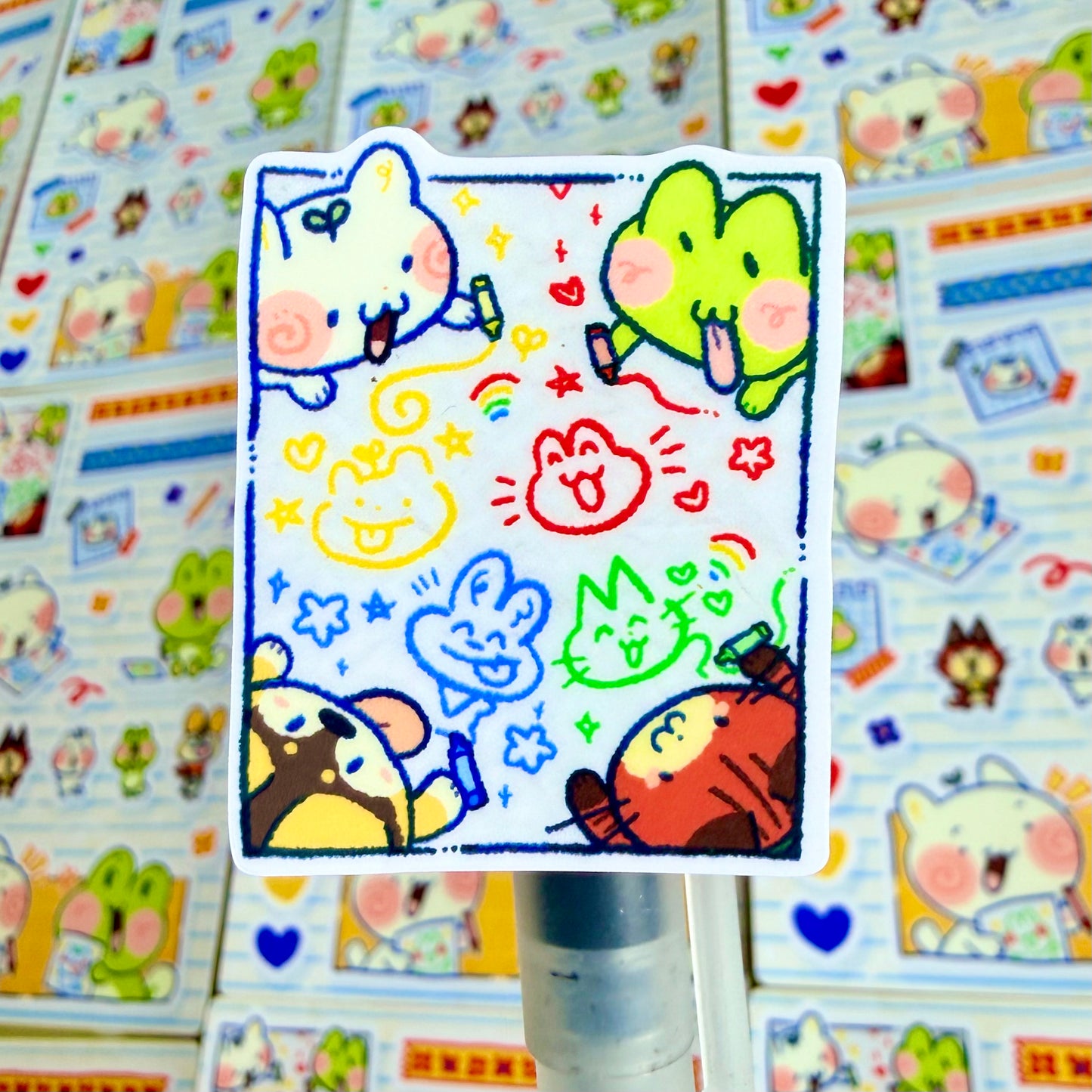 Doodle Pals Sticker Sheet