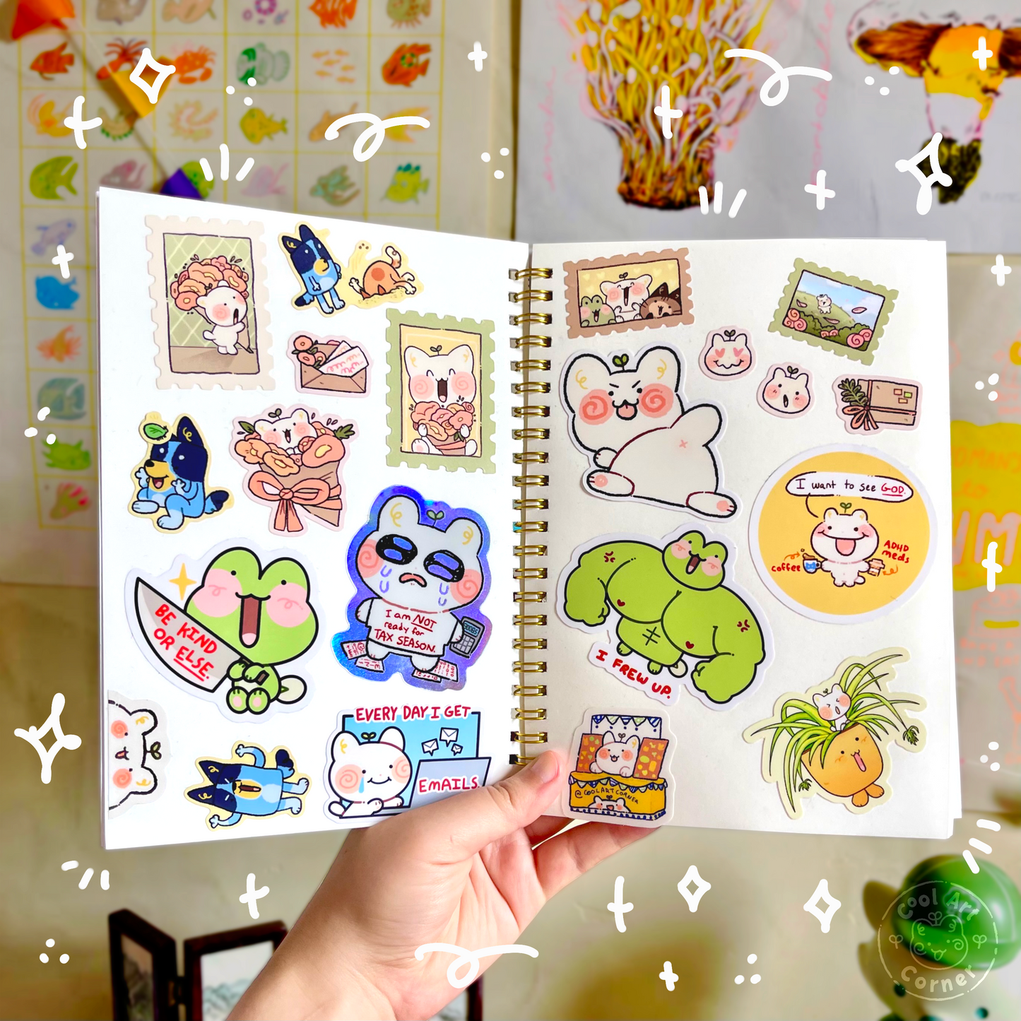 Garden Window Sticker Book