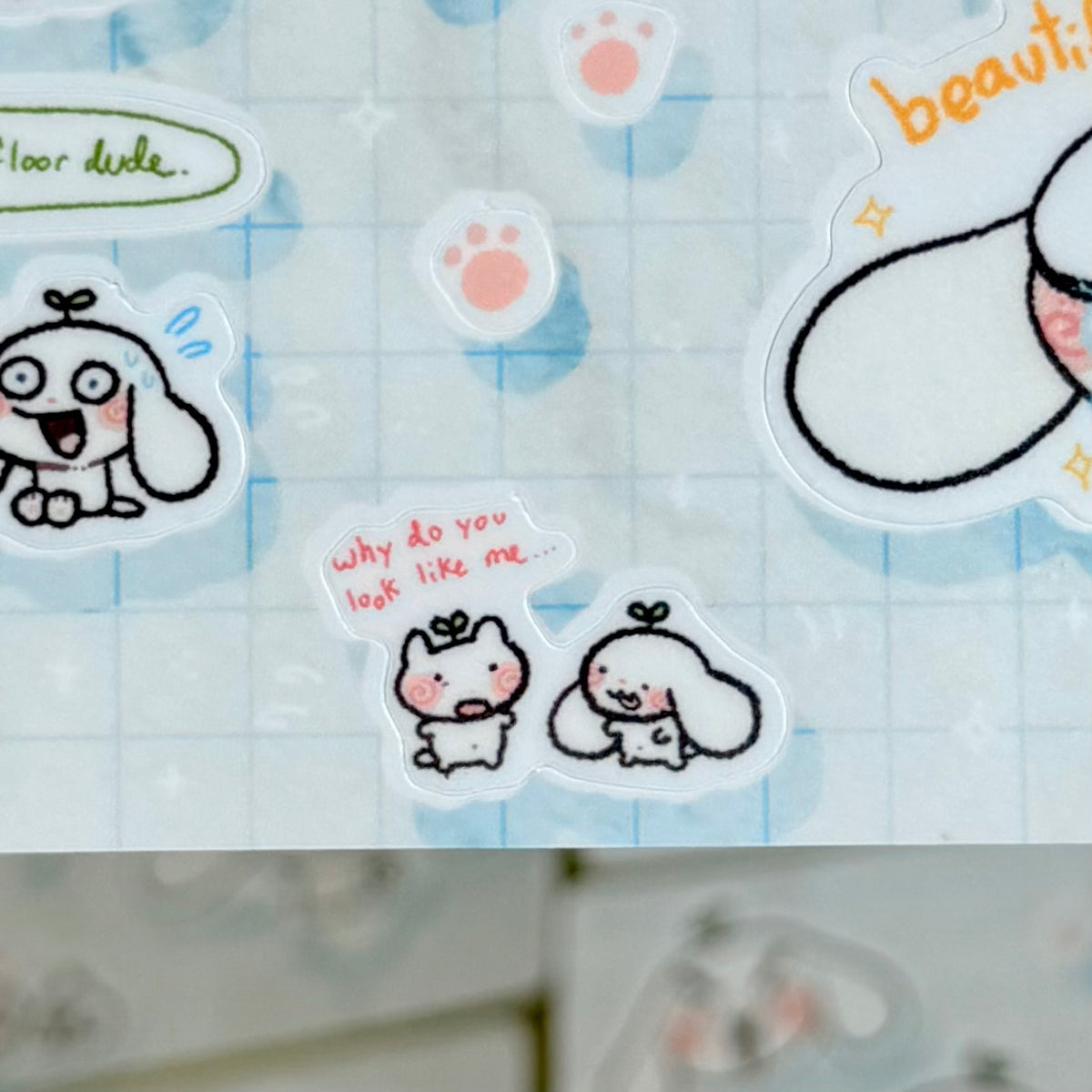 Puppy Time Sticker Sheet