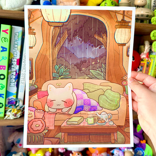 Cozy Couch Time Print