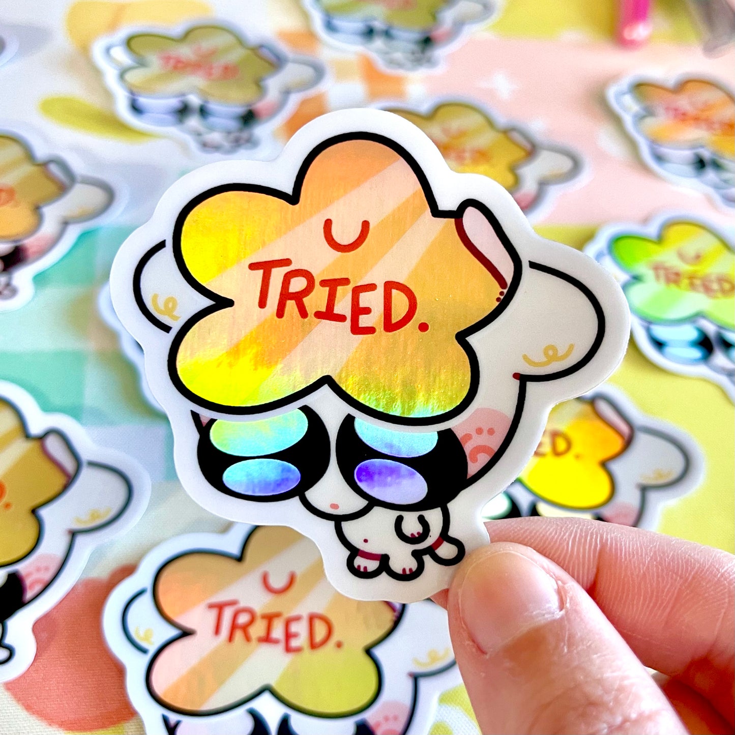 You Tried Sticker