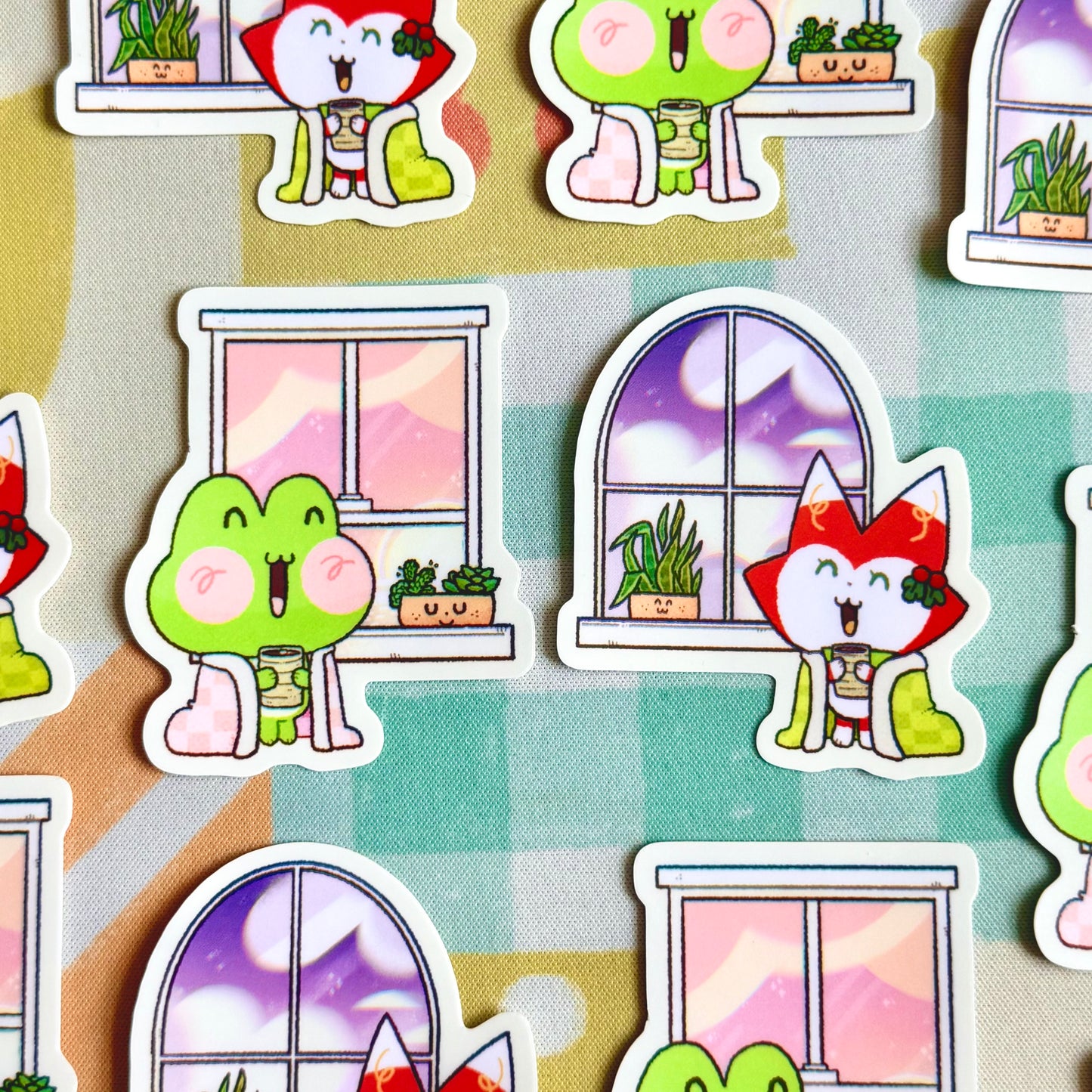 Cozy Window Stickers