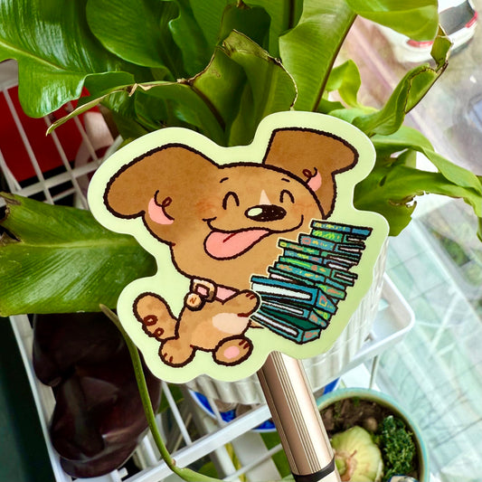 Puppy Dog Books Sticker