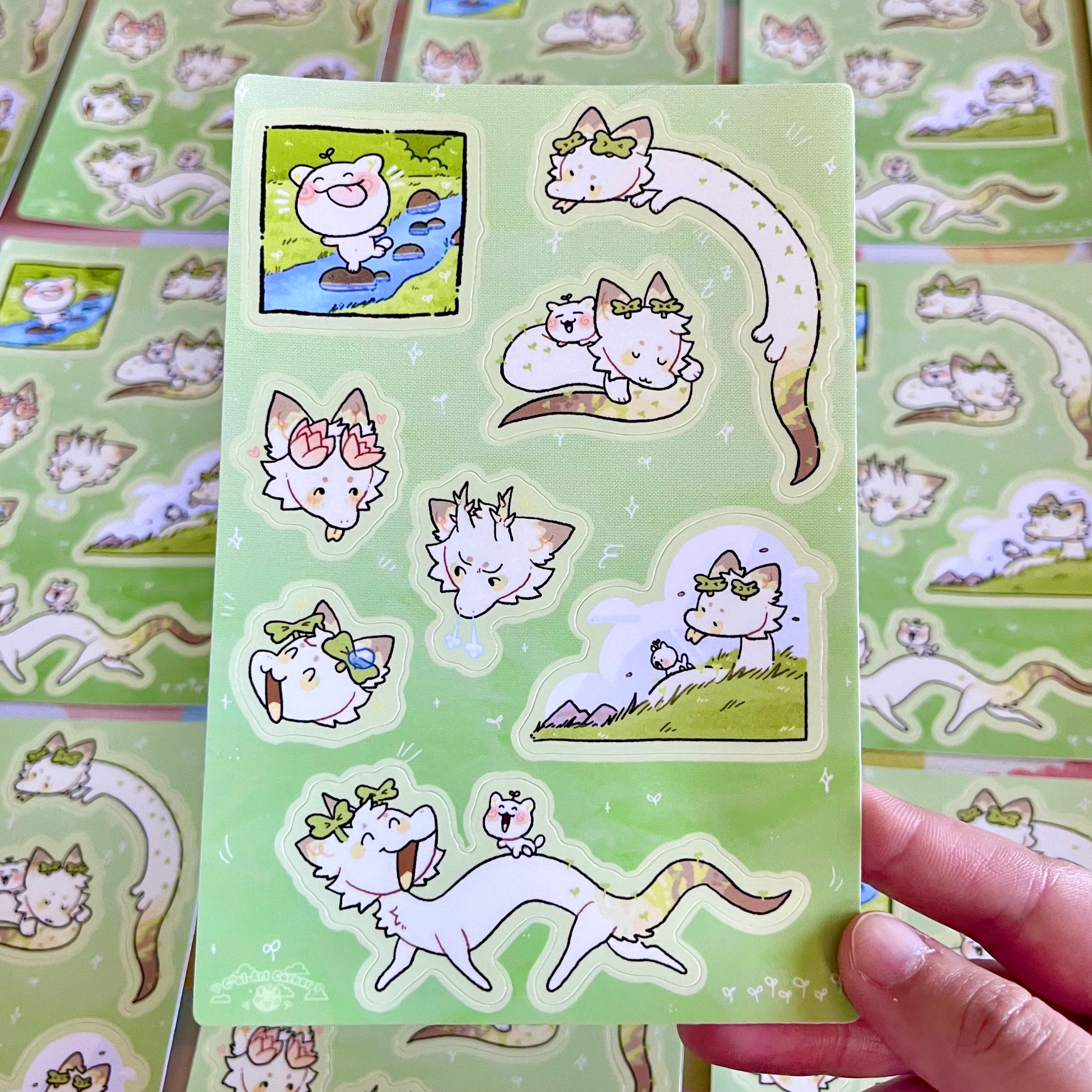 Sprouts & Turnip Sticker Sheet – Cool Art Store