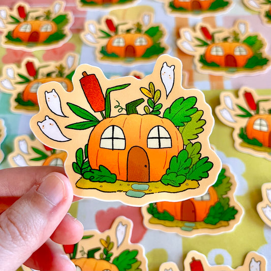 Pumpkin House Sticker