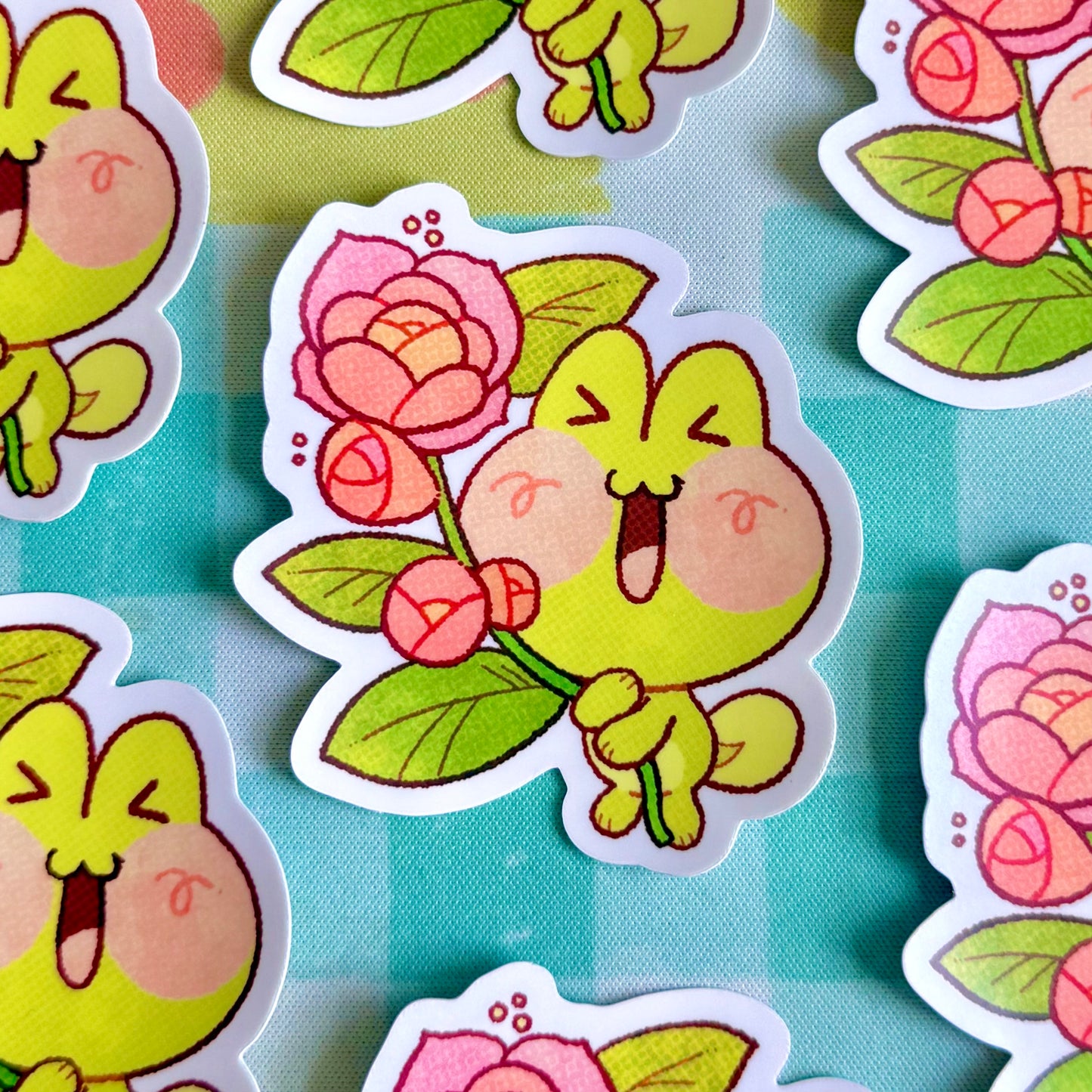 Tad Flowers Sticker