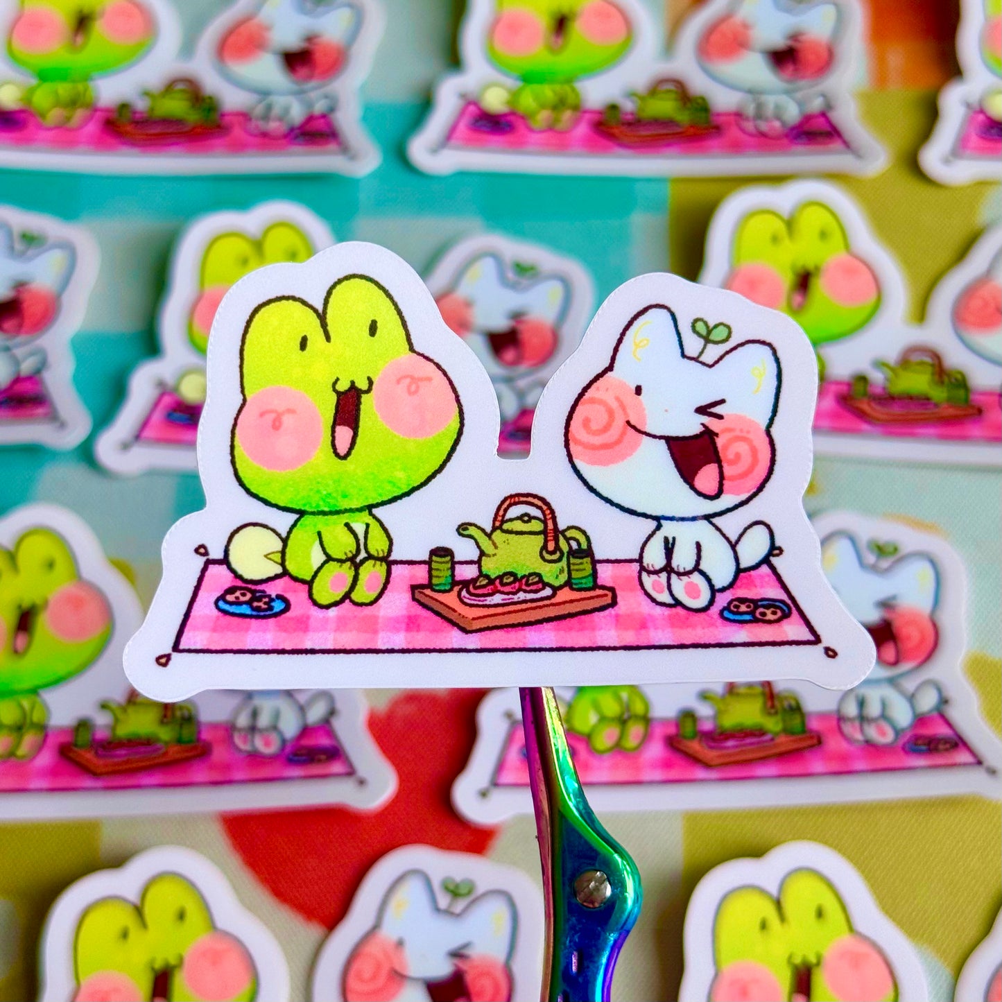 Spring Picnic Sticker