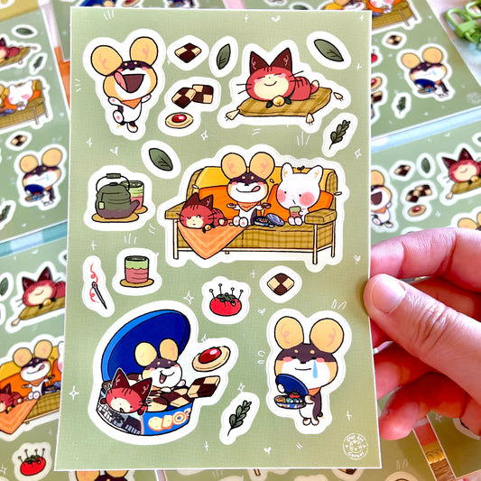 Sprout & Friends Snack Time Sticker Sheet