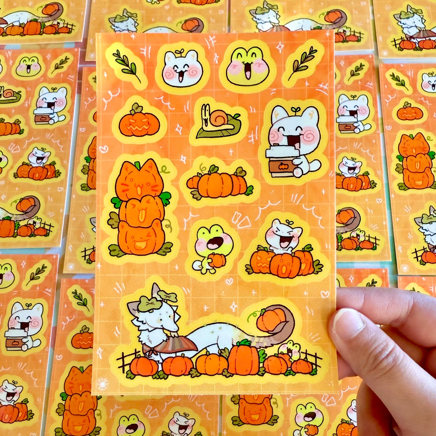 Pumpkin Patch Pals Sticker Sheet
