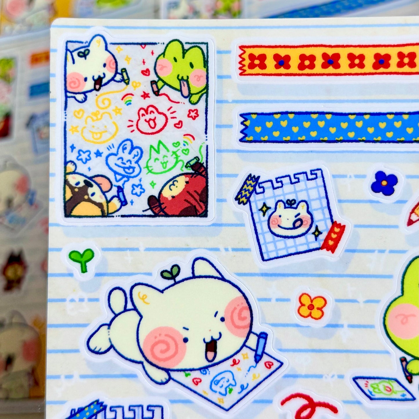 Doodle Pals Sticker Sheet