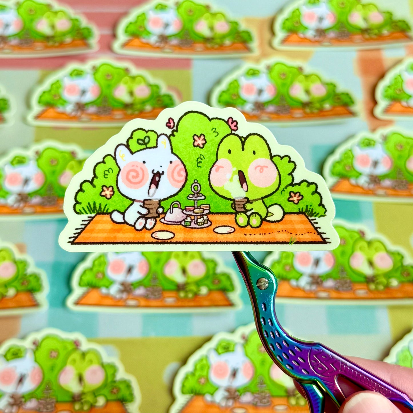 Sprouts & Tad Picnic Sticker