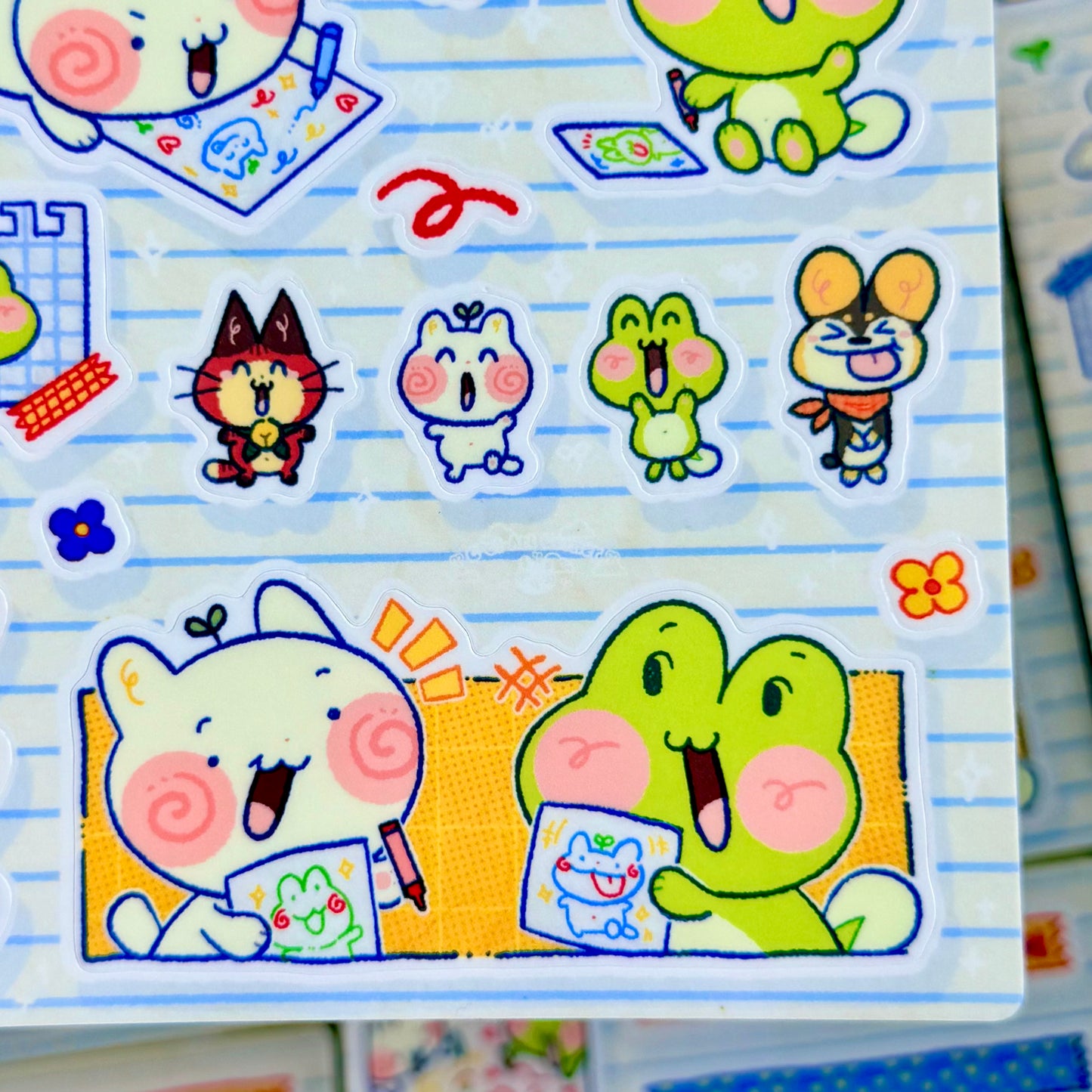 Doodle Pals Sticker Sheet