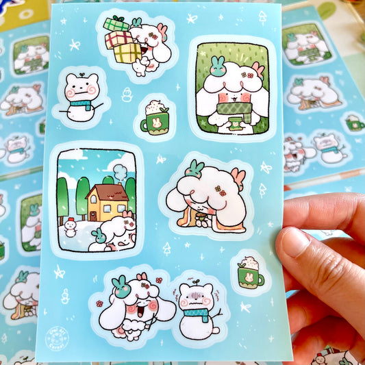 Chu-Chu’s Winter Fun Sticker Sheet