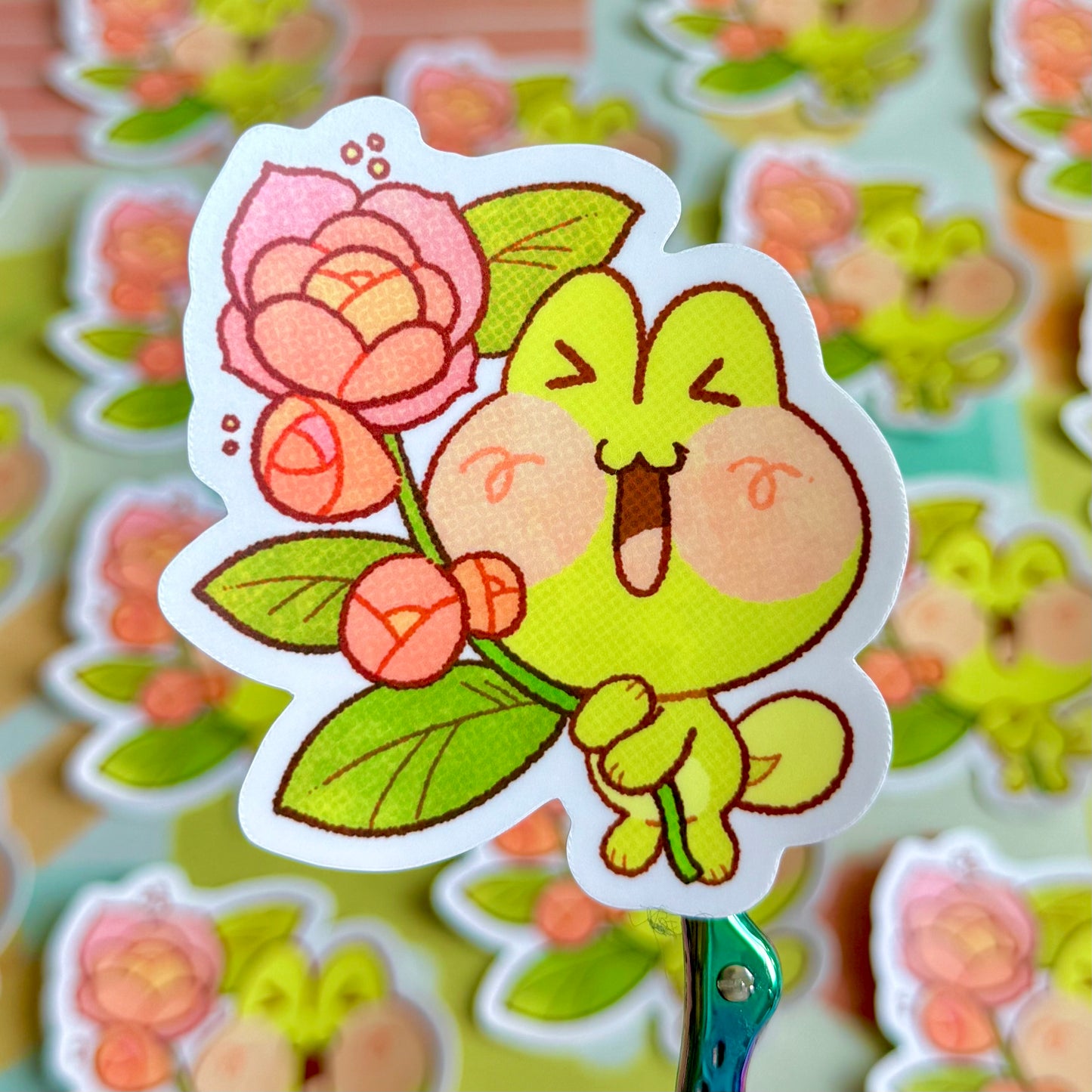 Tad Flowers Sticker