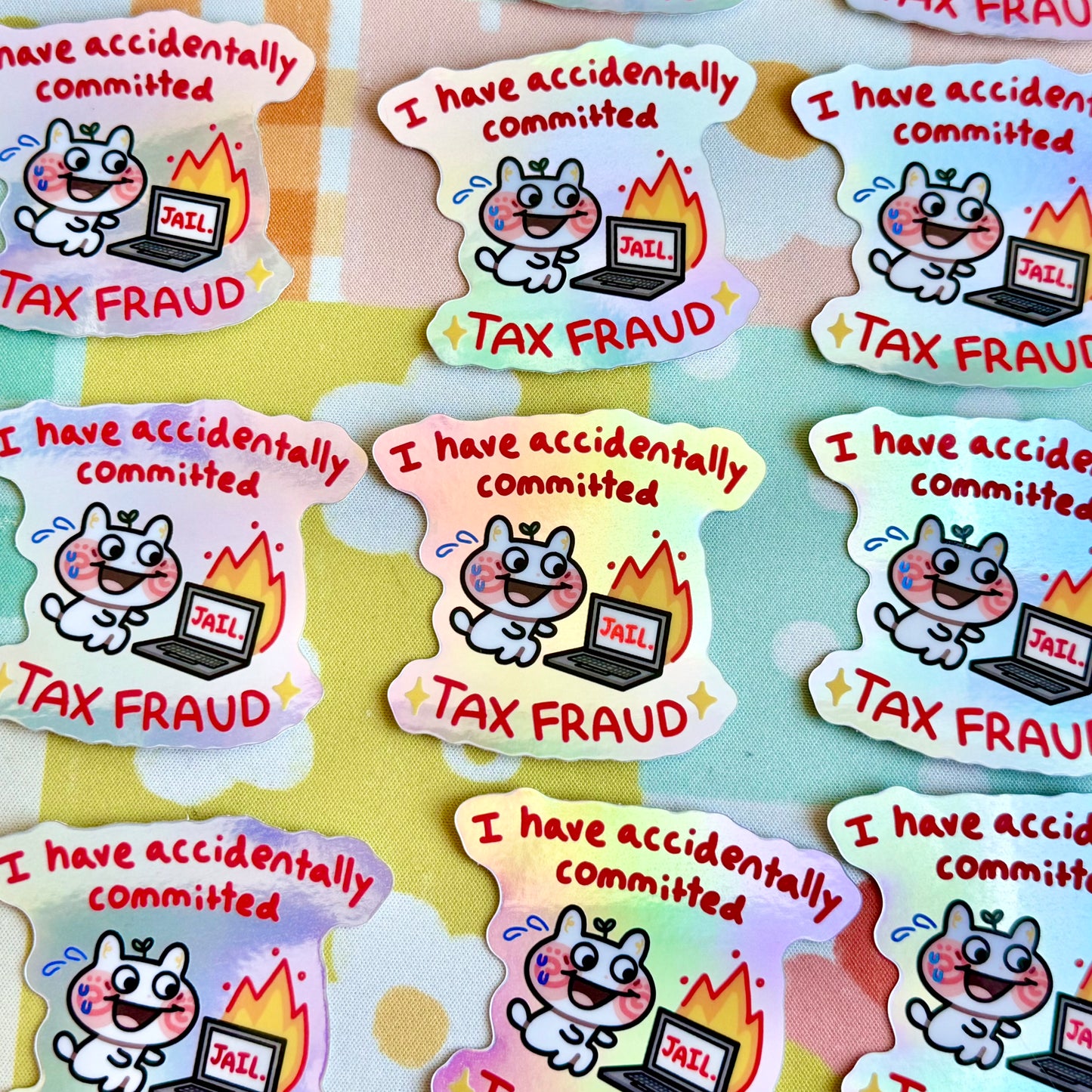 Tax Fraud Sticker