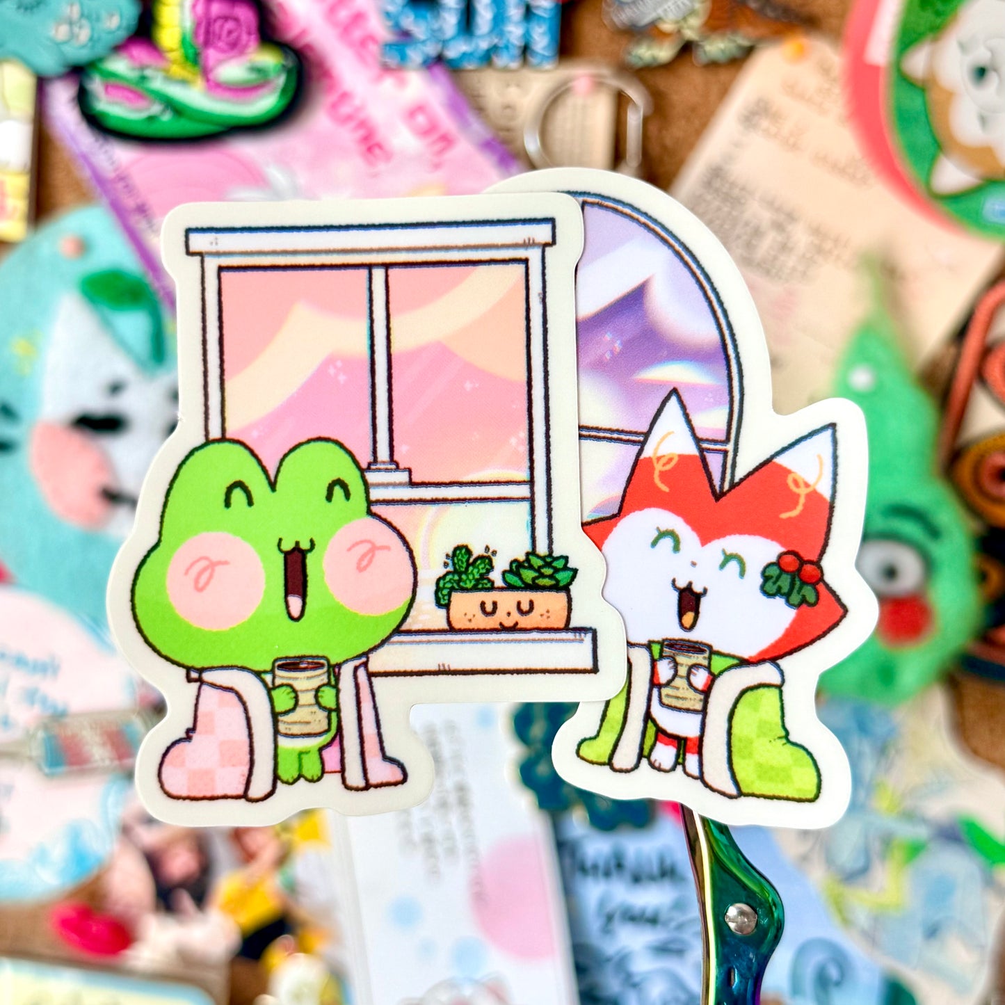 Cozy Window Stickers