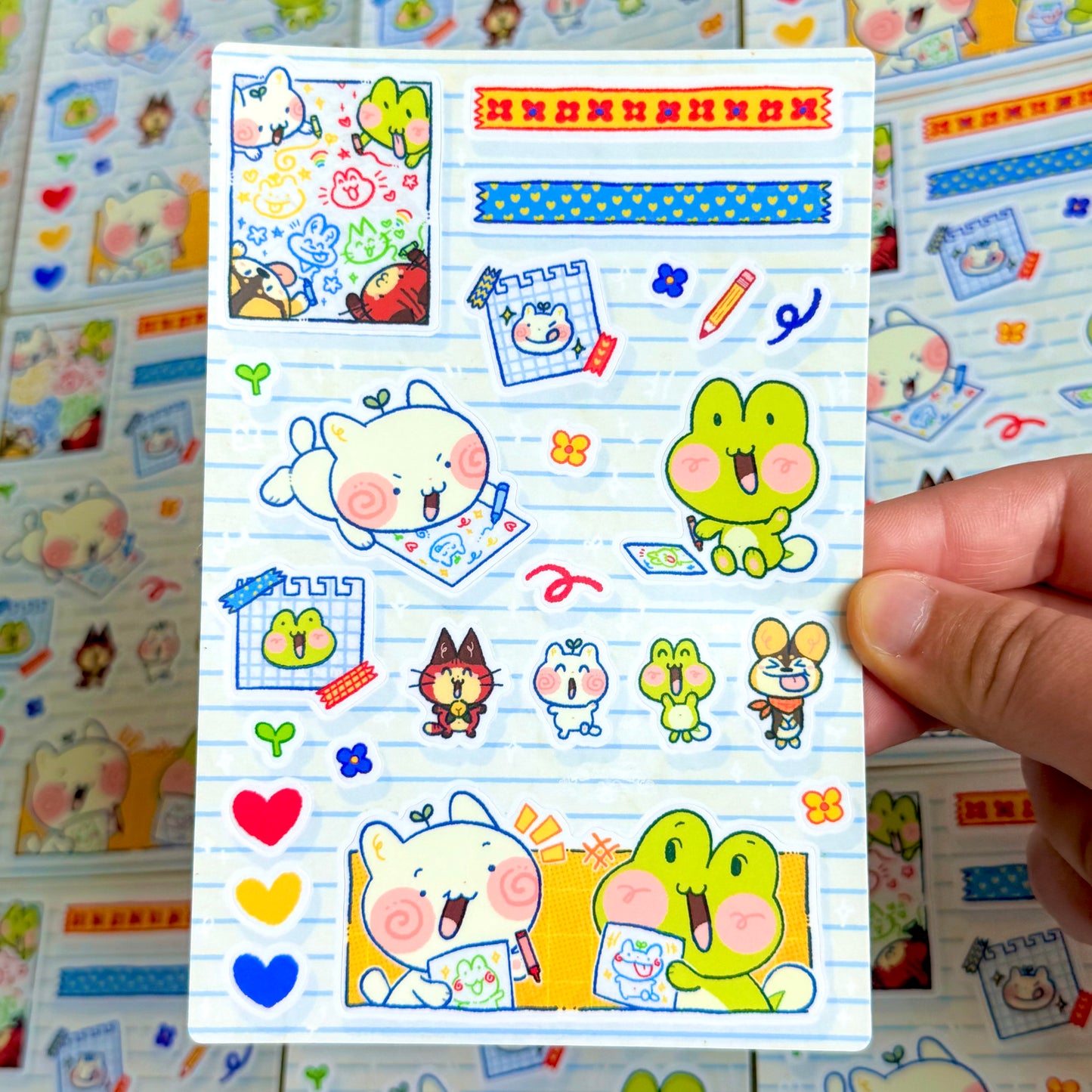 Doodle Pals Sticker Sheet