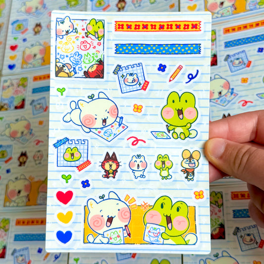 Doodle Pals Sticker Sheet