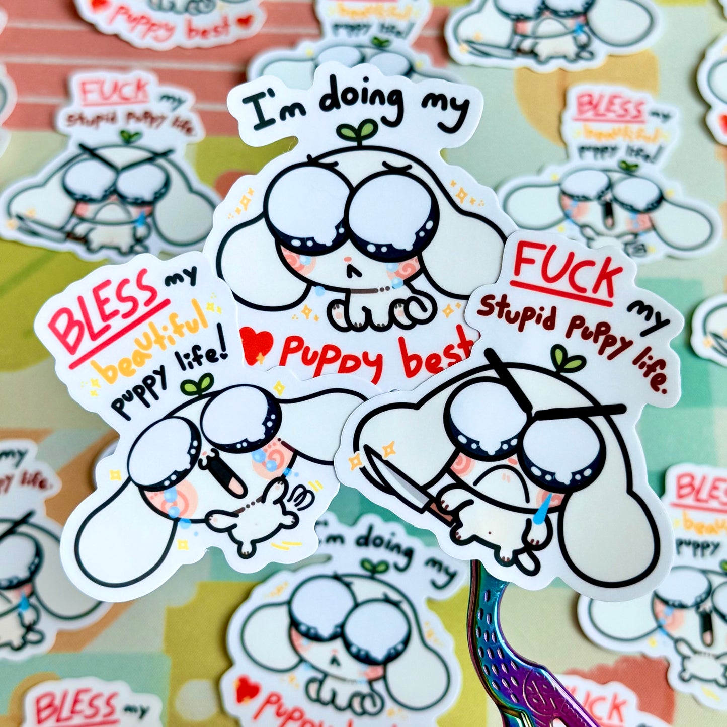 Puppy Time Stickers