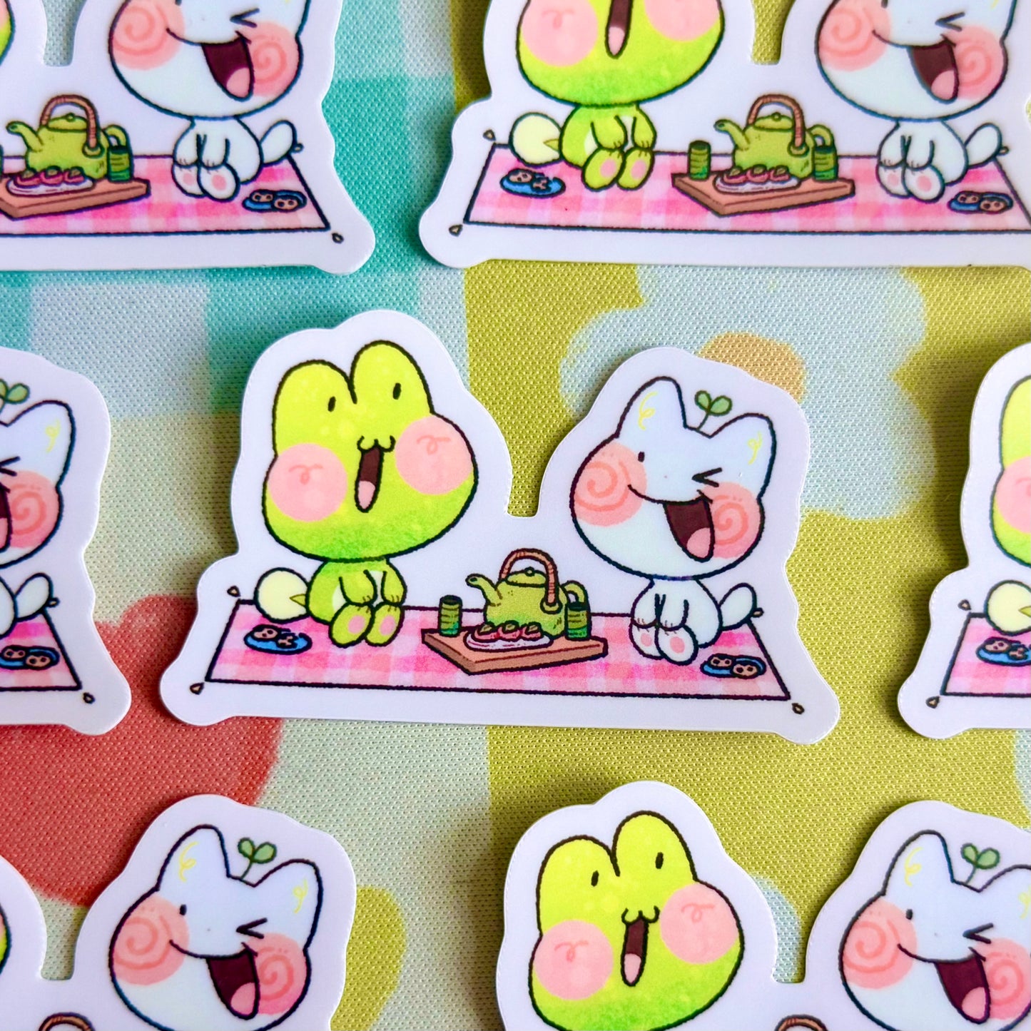 Spring Picnic Sticker