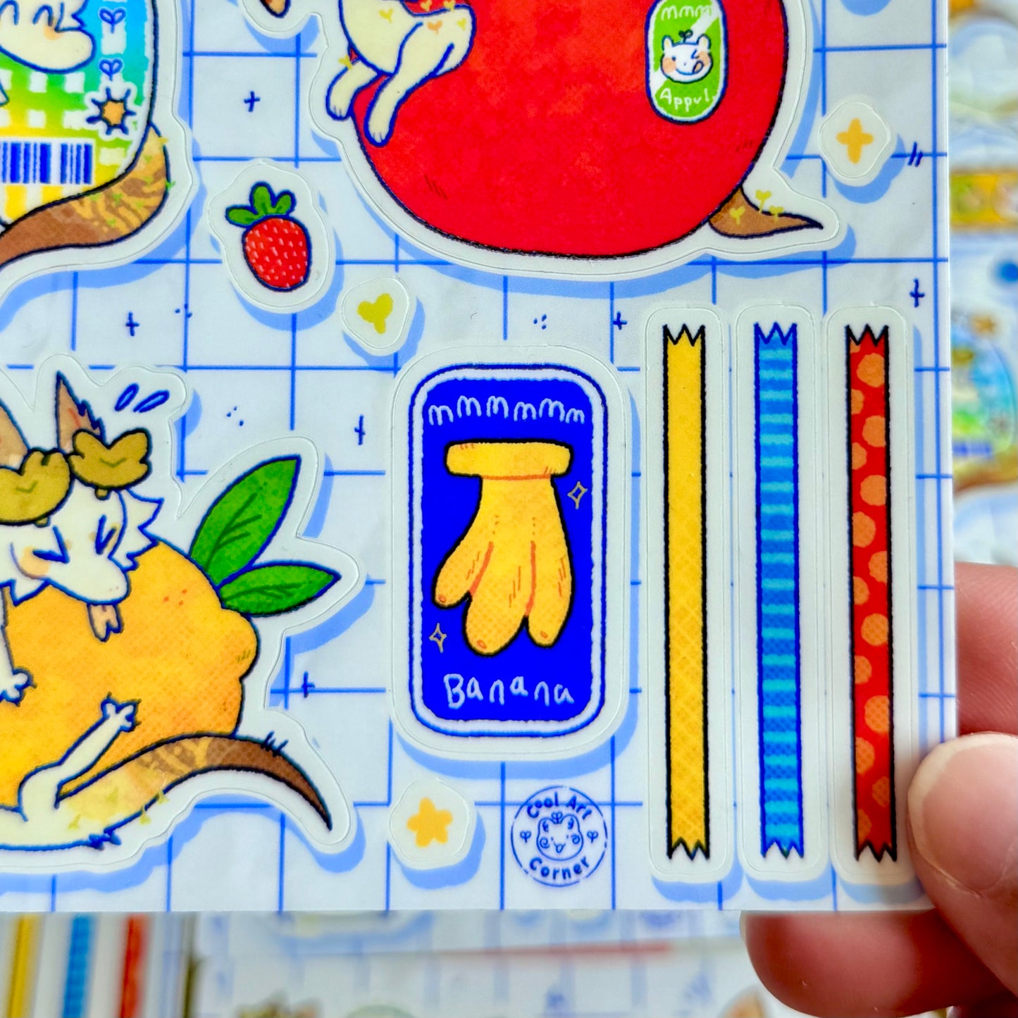 Turnip + Fruits Sticker Sheet