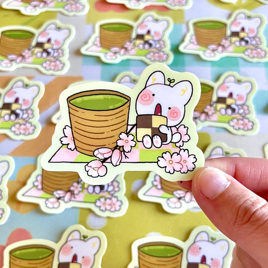 Tea Time Sprouts Sticker