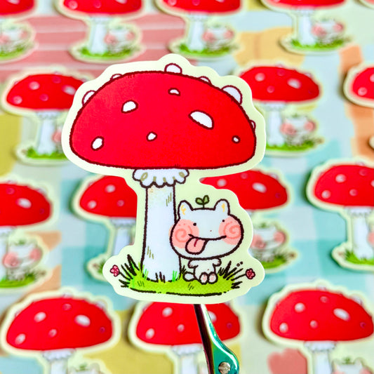 Sprouts Mushroom Sticker