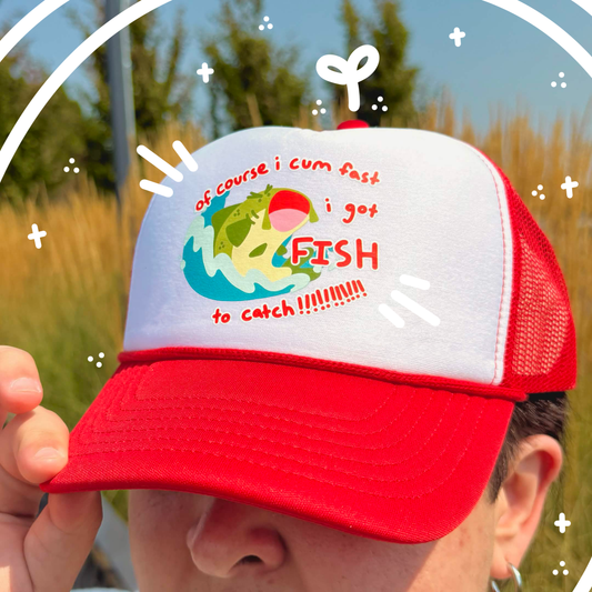 Catching Fish Trucker Hat